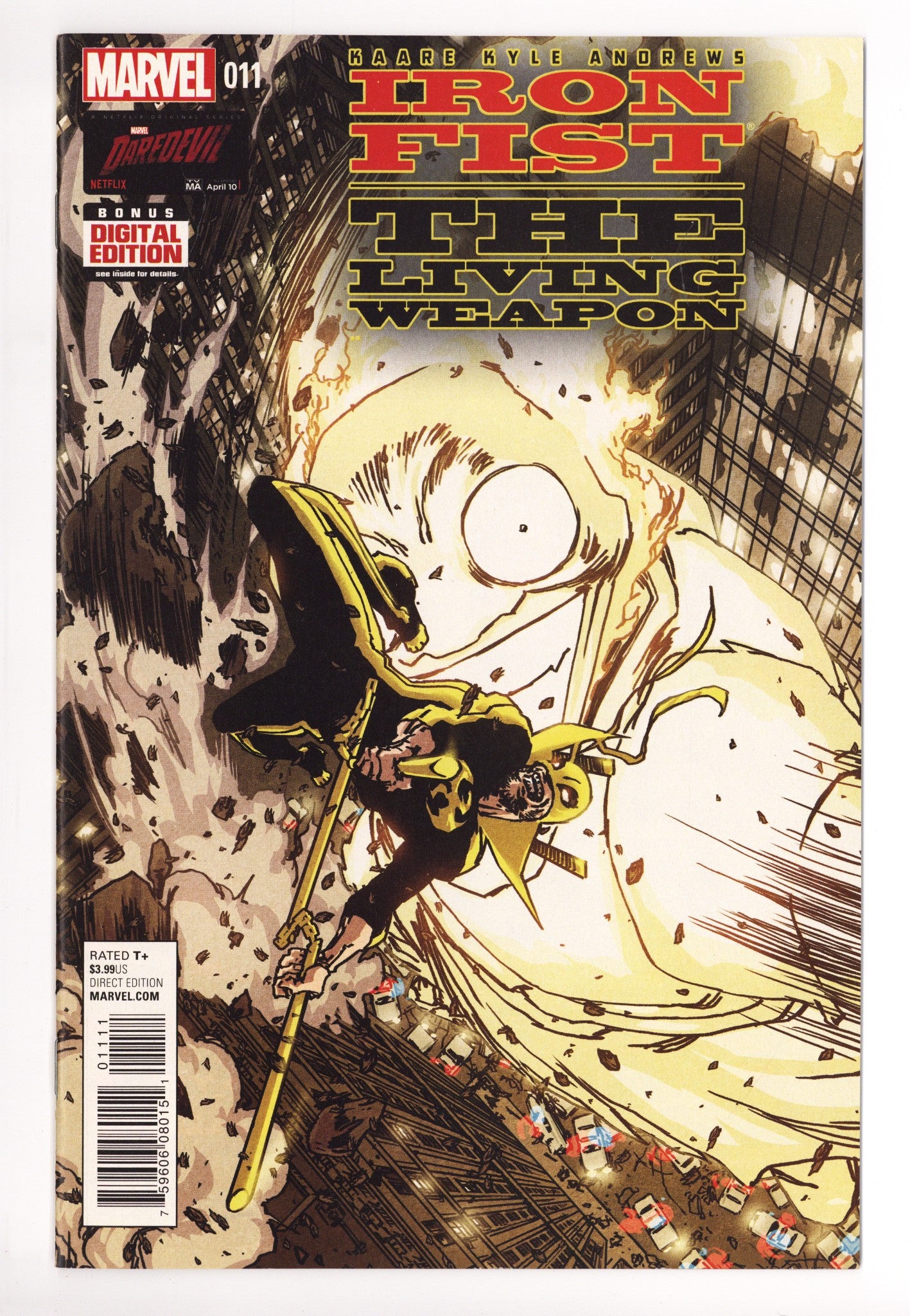 Iron Fist, the Living Weapon 11 High Grade (2015) 