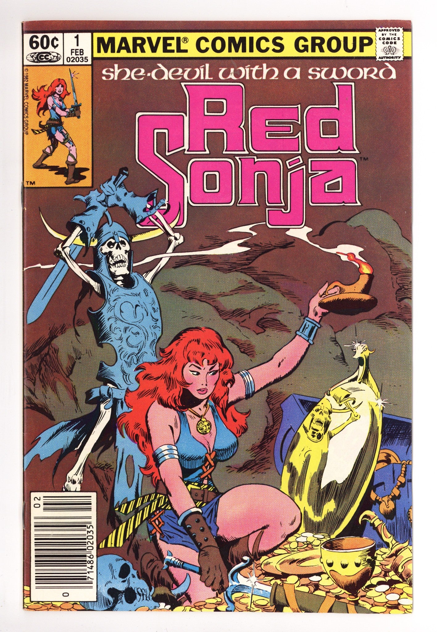 Red Sonja Vol 2 1 Mid Grade (1983) Newsstand 