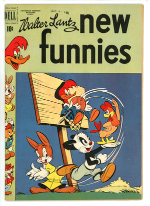 Walter Lantz New Funnies 166 Canadian Variant FN- (1950)