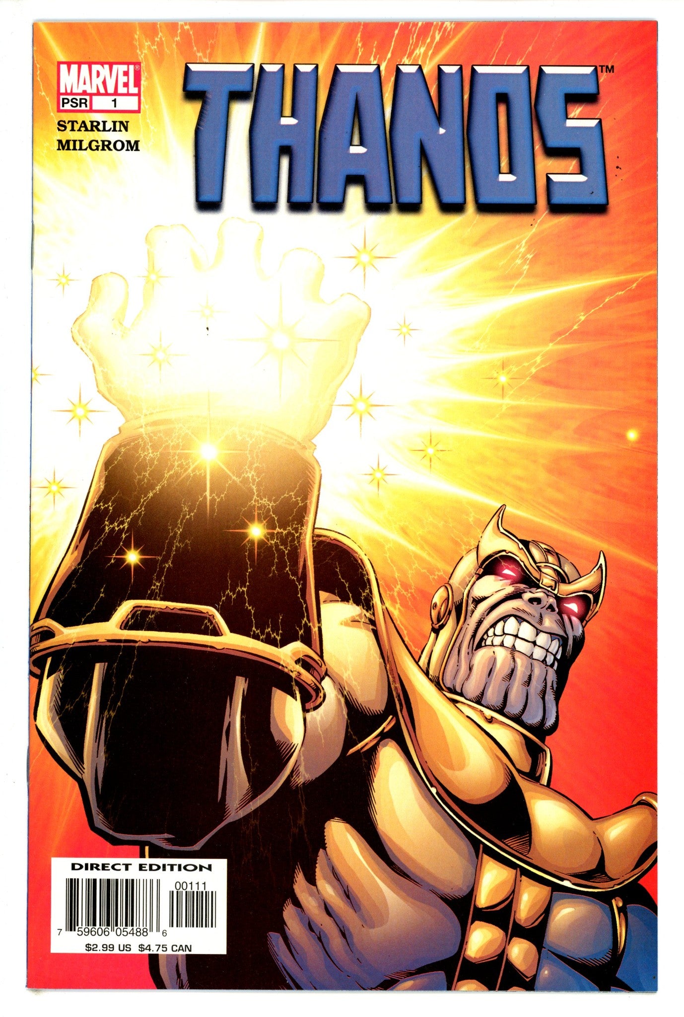 Thanos Vol 1 1 High Grade (2003) 