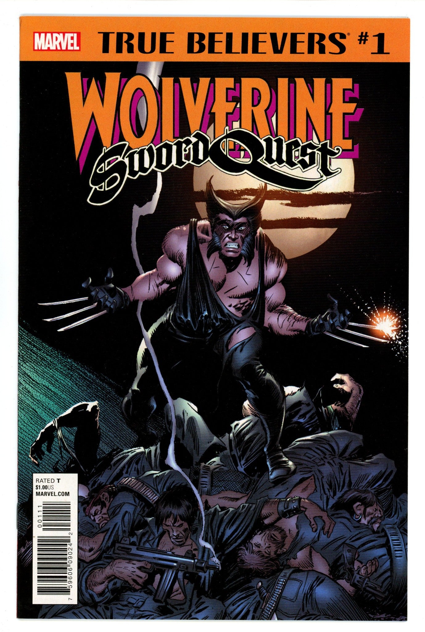 True Believers: Wolverine Sword Quest 1 Mid Grade (2018) 