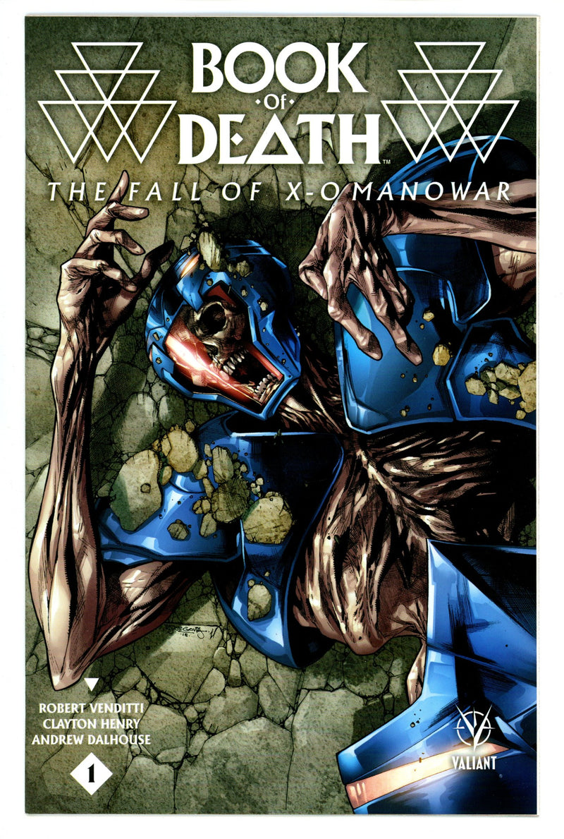 Book of Death: The Fall of X-O Manowar 1 High Grade (2015) Segovia Variant 
