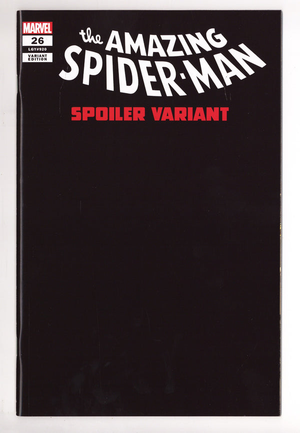 The Amazing Spider-Man Vol 7 26 (920)  High Grade   (2023) Spoiler     Variant