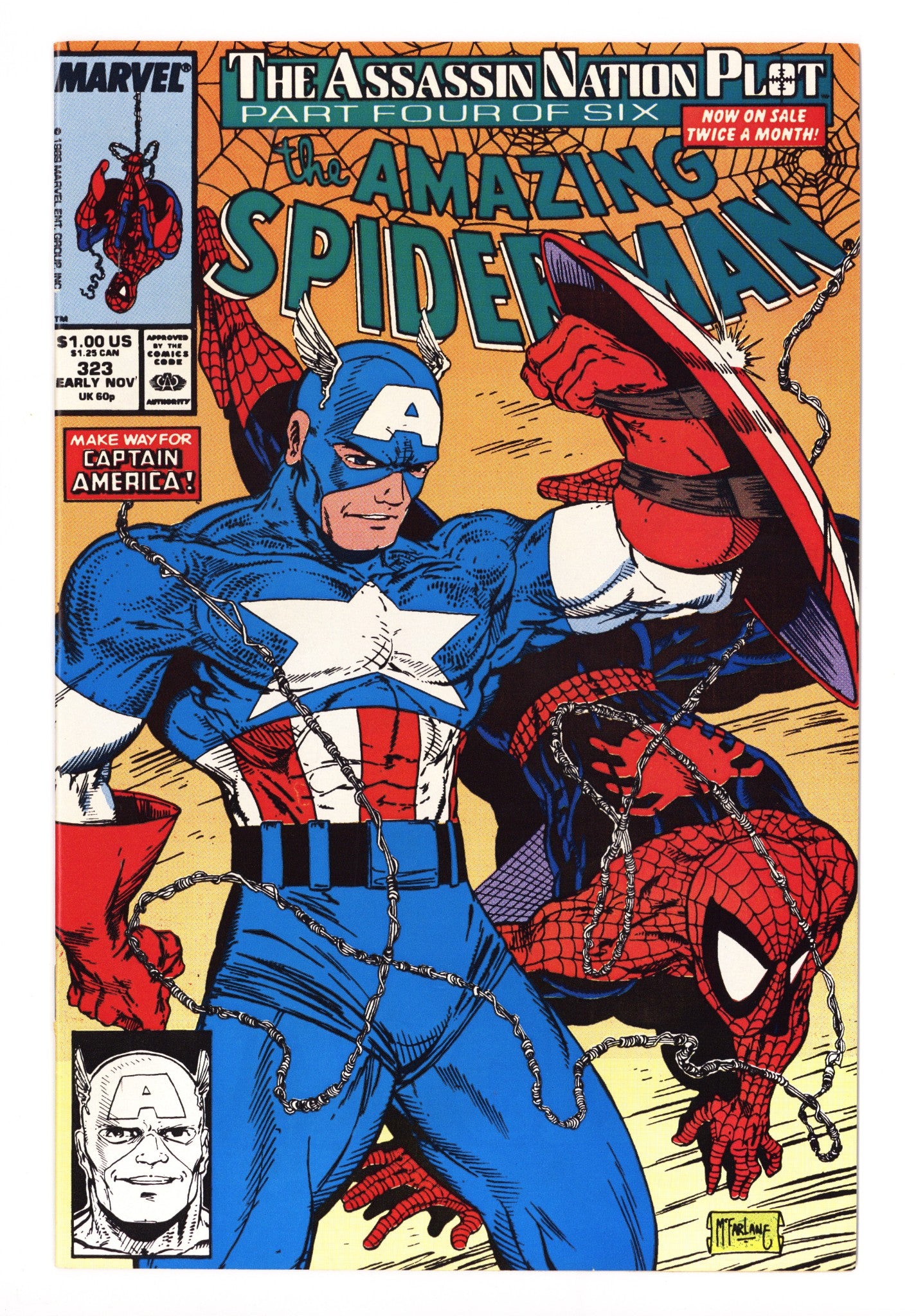 The Amazing Spider-Man Vol 1 323 VF (8.0) (1989) 