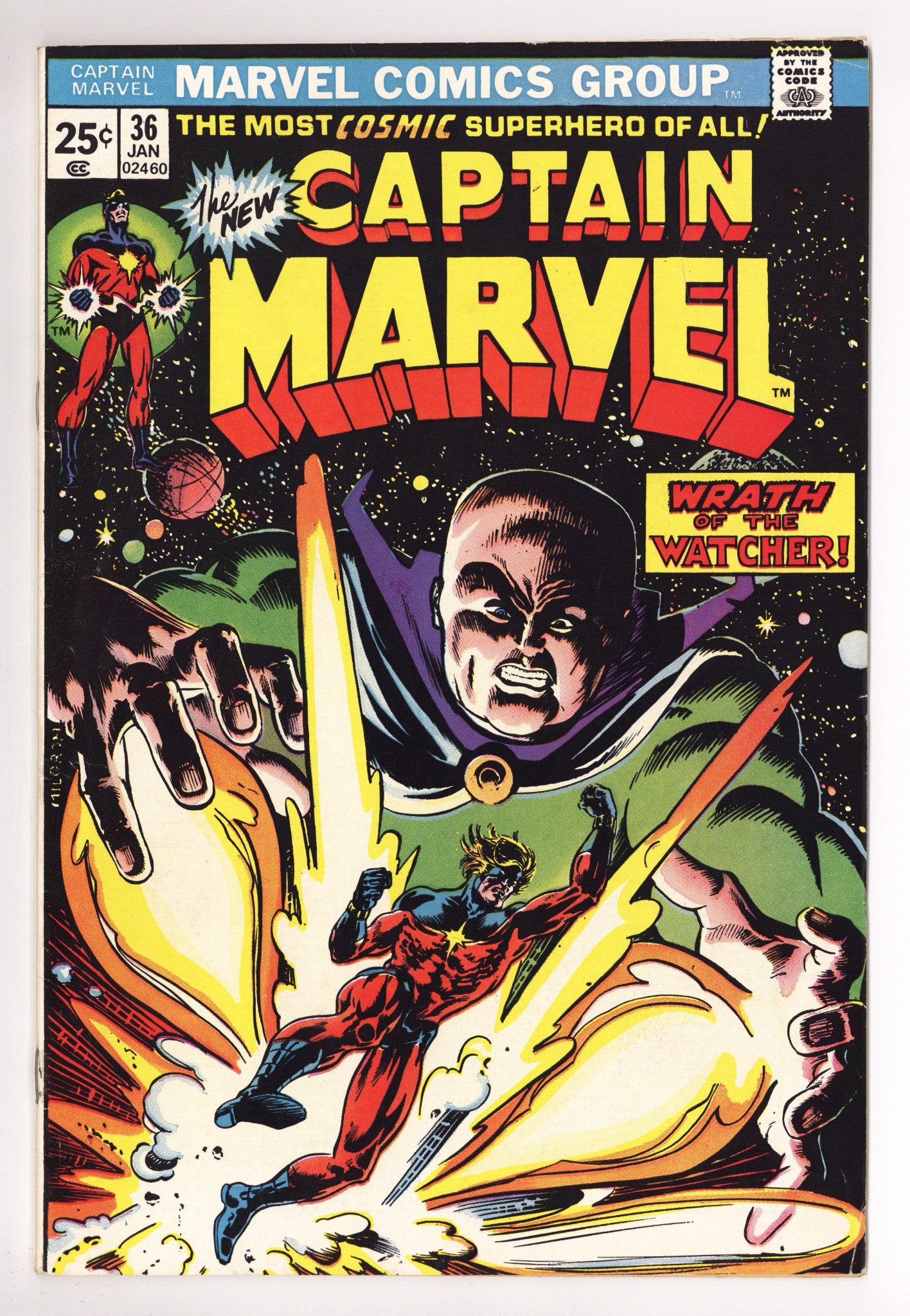 Captain Marvel Vol 1 36 FN (6.0) (1975) 