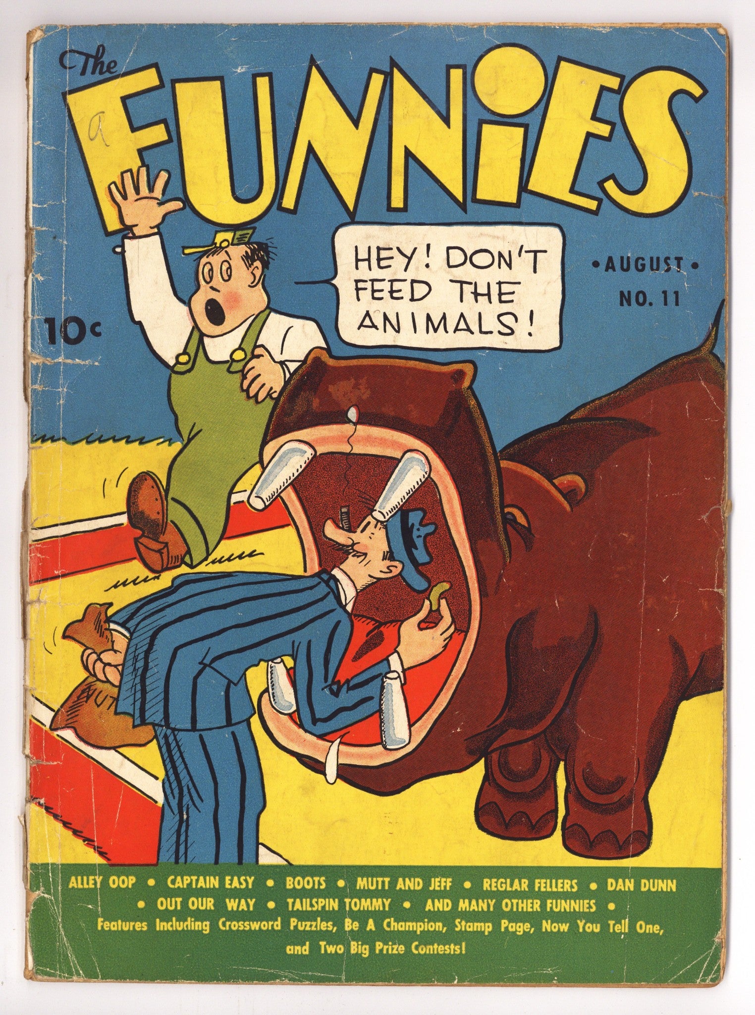 The Funnies 11 PR (0.5) 3 Panels Clipped (1937) 