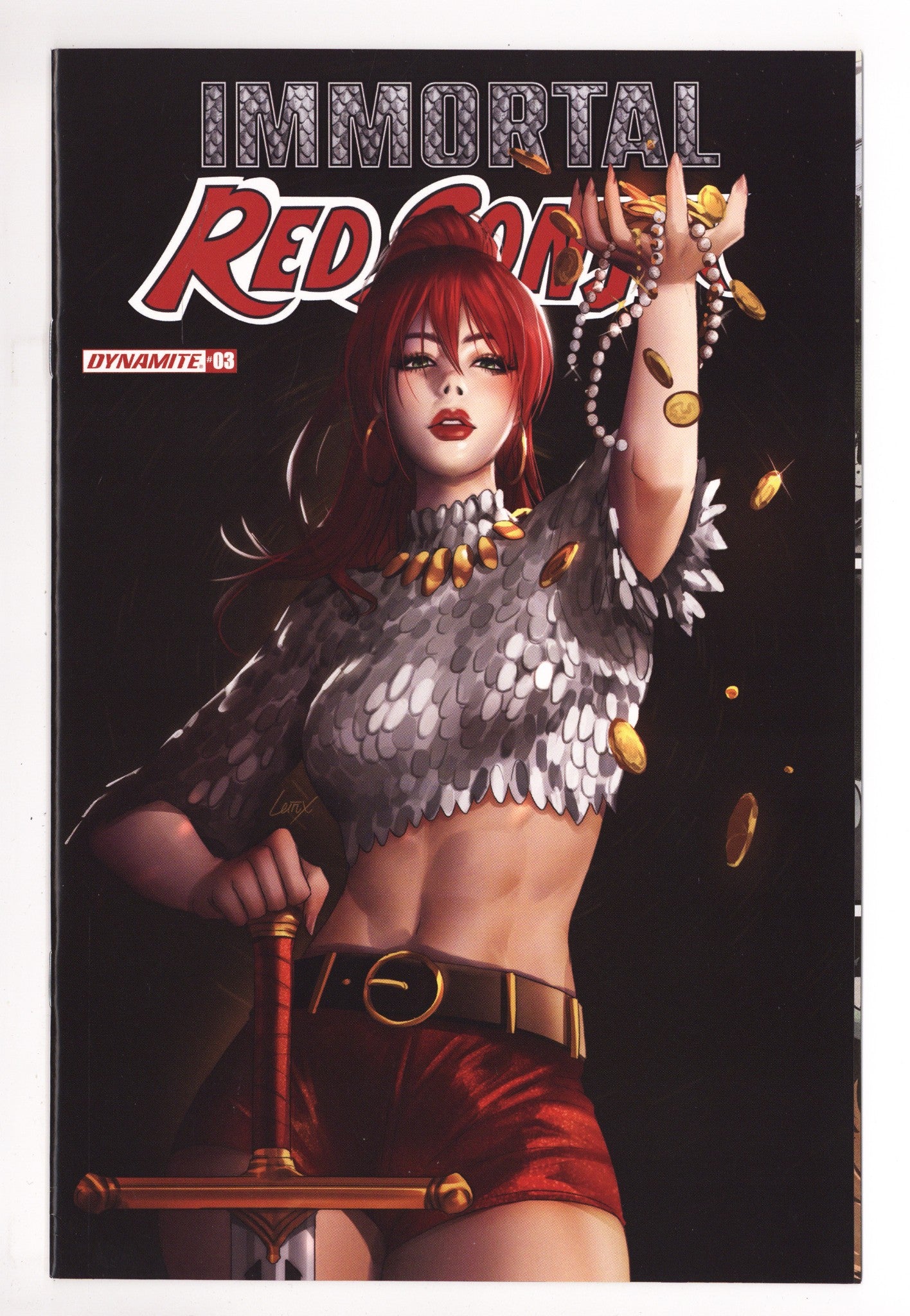 Immortal Red Sonja   3  High Grade   (2022) Li     Variant  