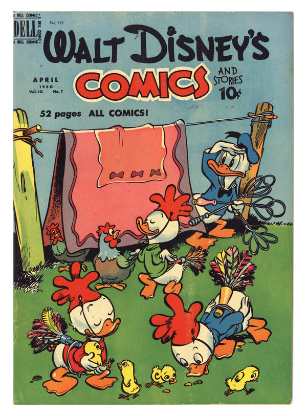 Walt Disney's Comics and Stories Vol 10 7 (115) FN (6.0) (1950)