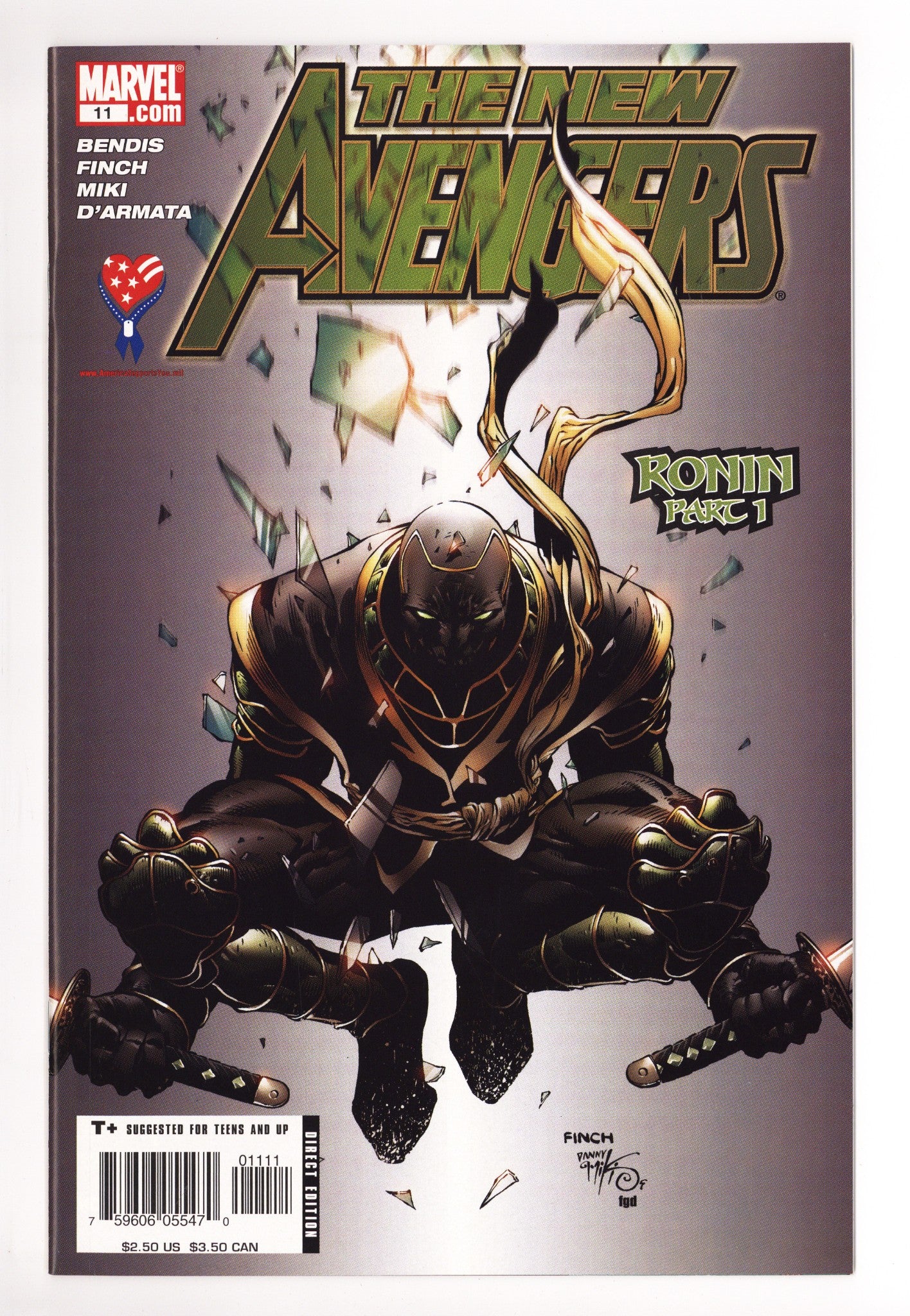 New Avengers Vol 1 11 NM- (9.2) (2005) 