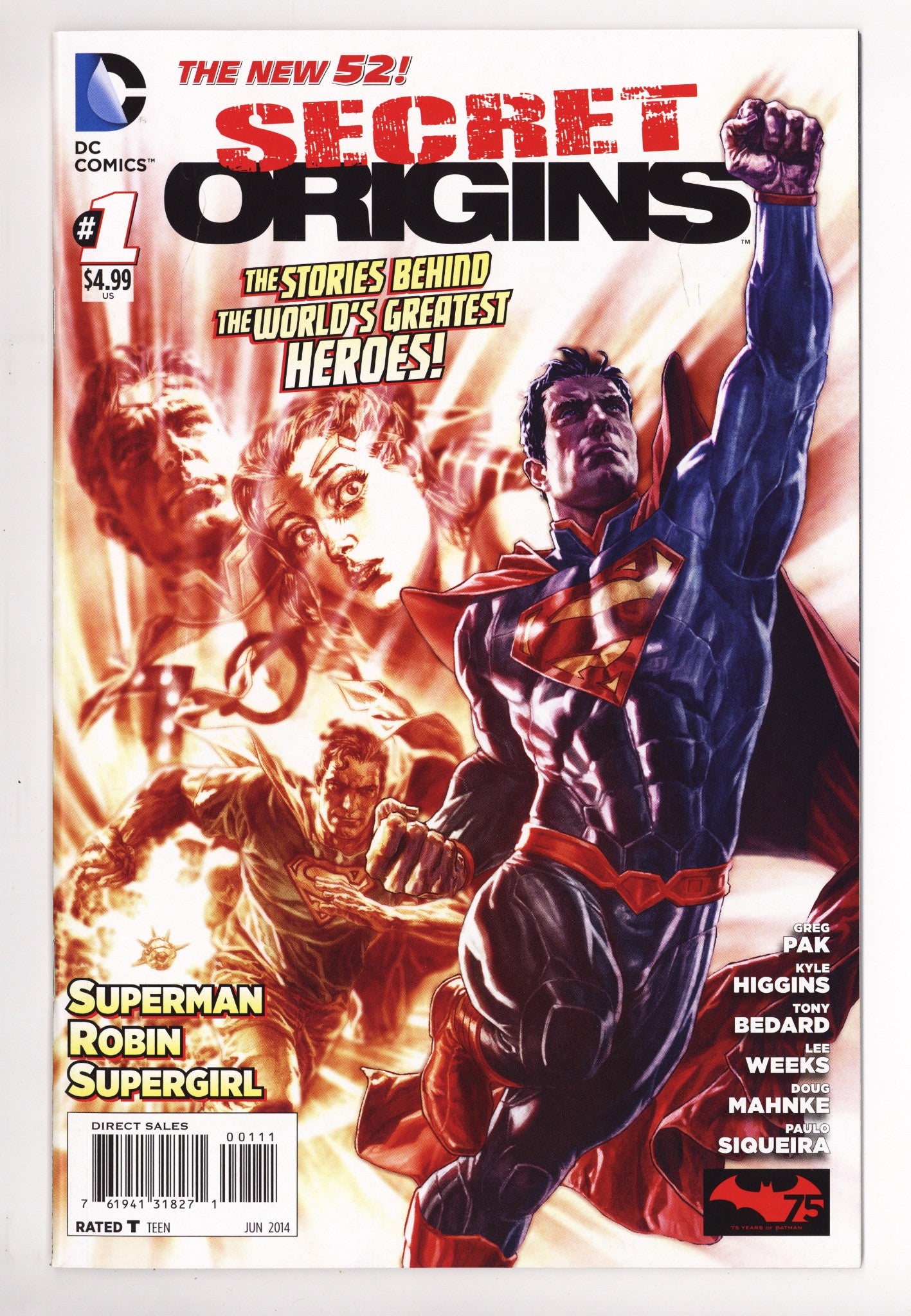 Secret Origins Vol 4 1 High Grade (2014) 