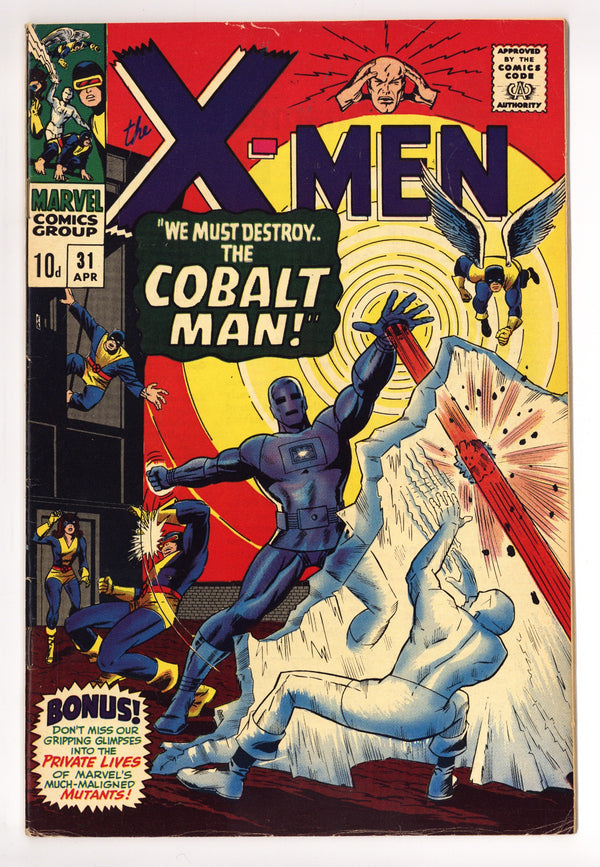 The X-Men Vol 1 31 FN- (5.5) U.K. Price Variant (1967)