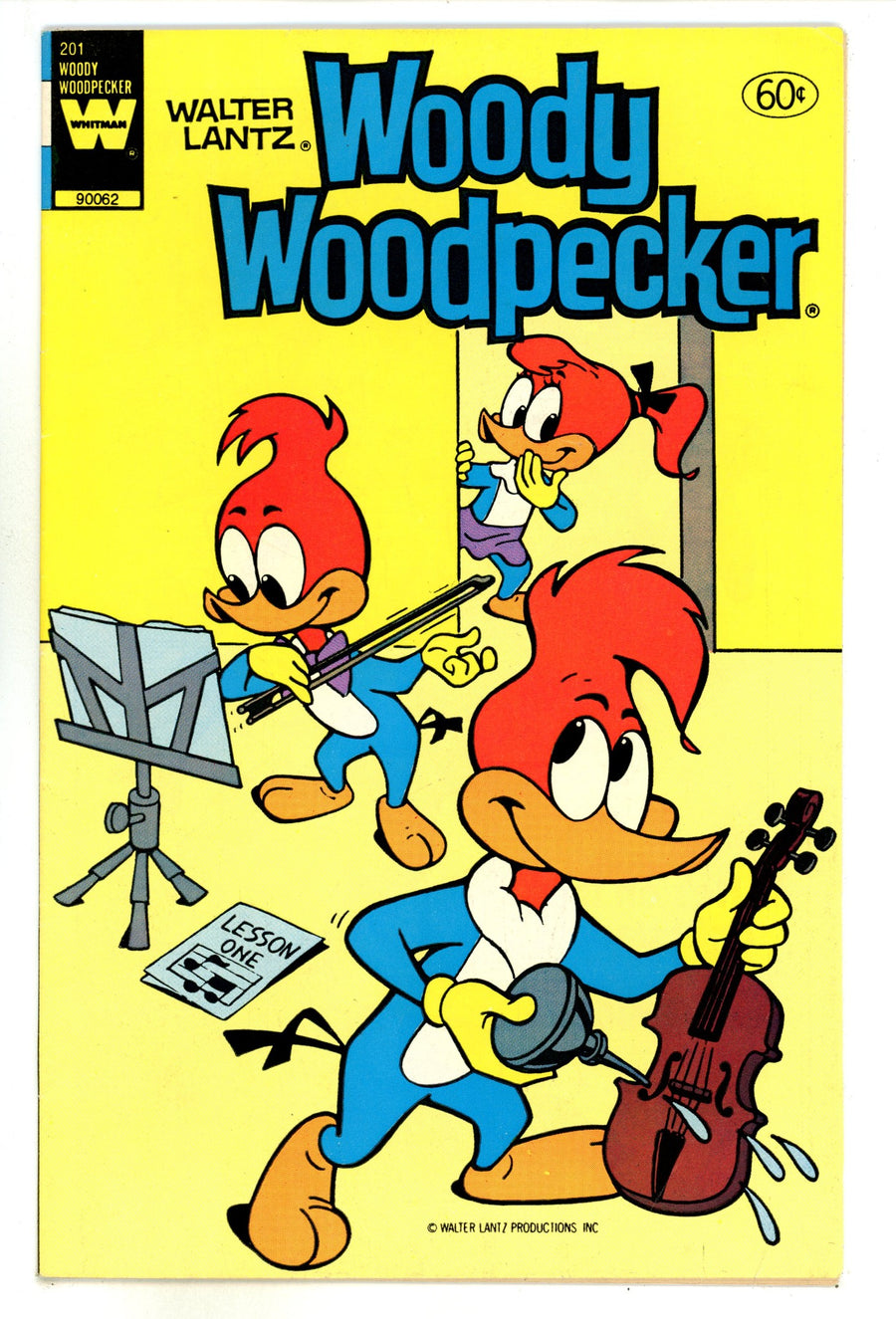 Walter Lantz Woody Woodpecker 201 Mid Grade (1983) Whitman Variant 
