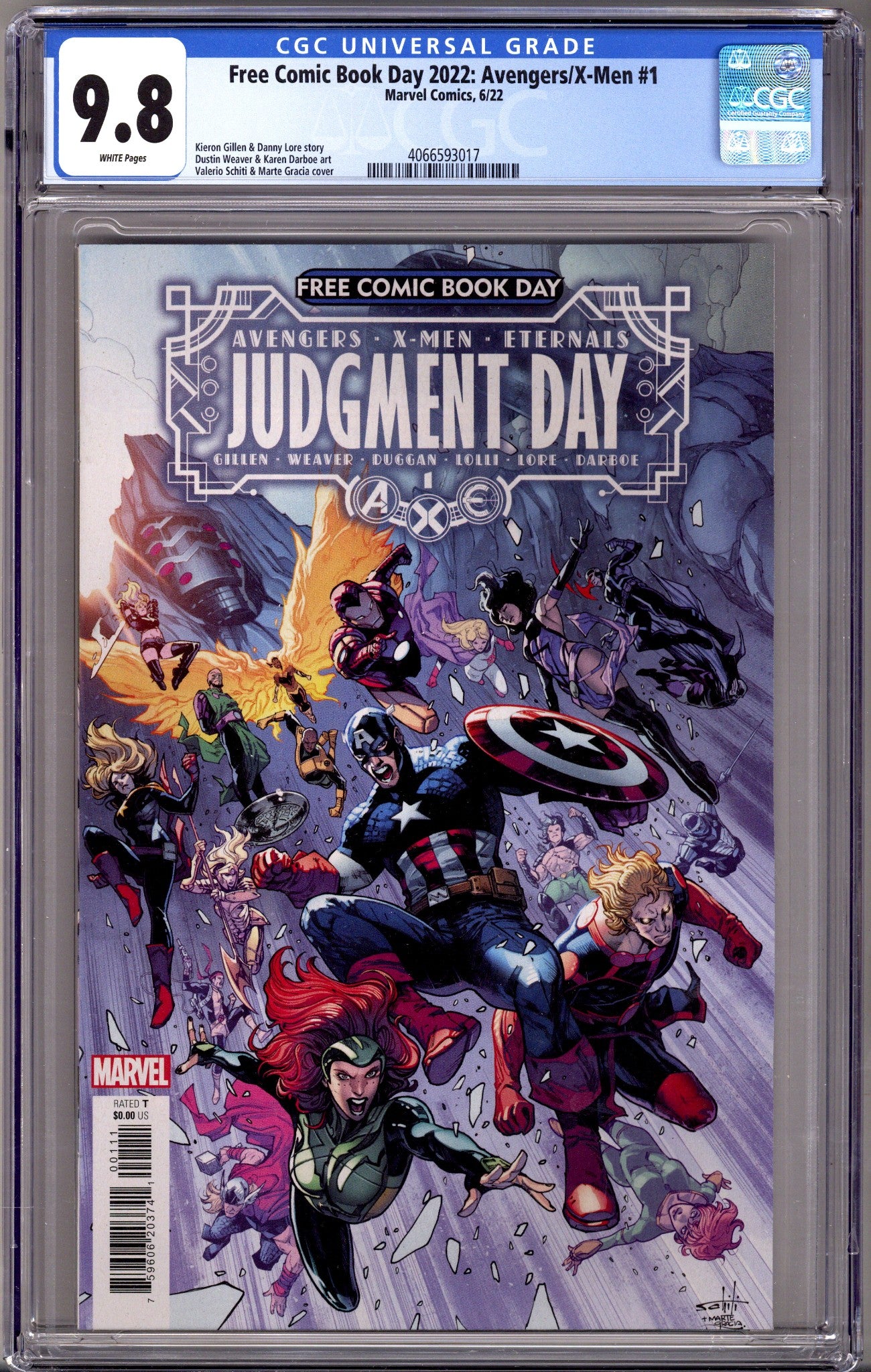 Free Comic Book Day 2022: Avengers / X-Men 1 CGC 9.8 (NM/M) (2022) 