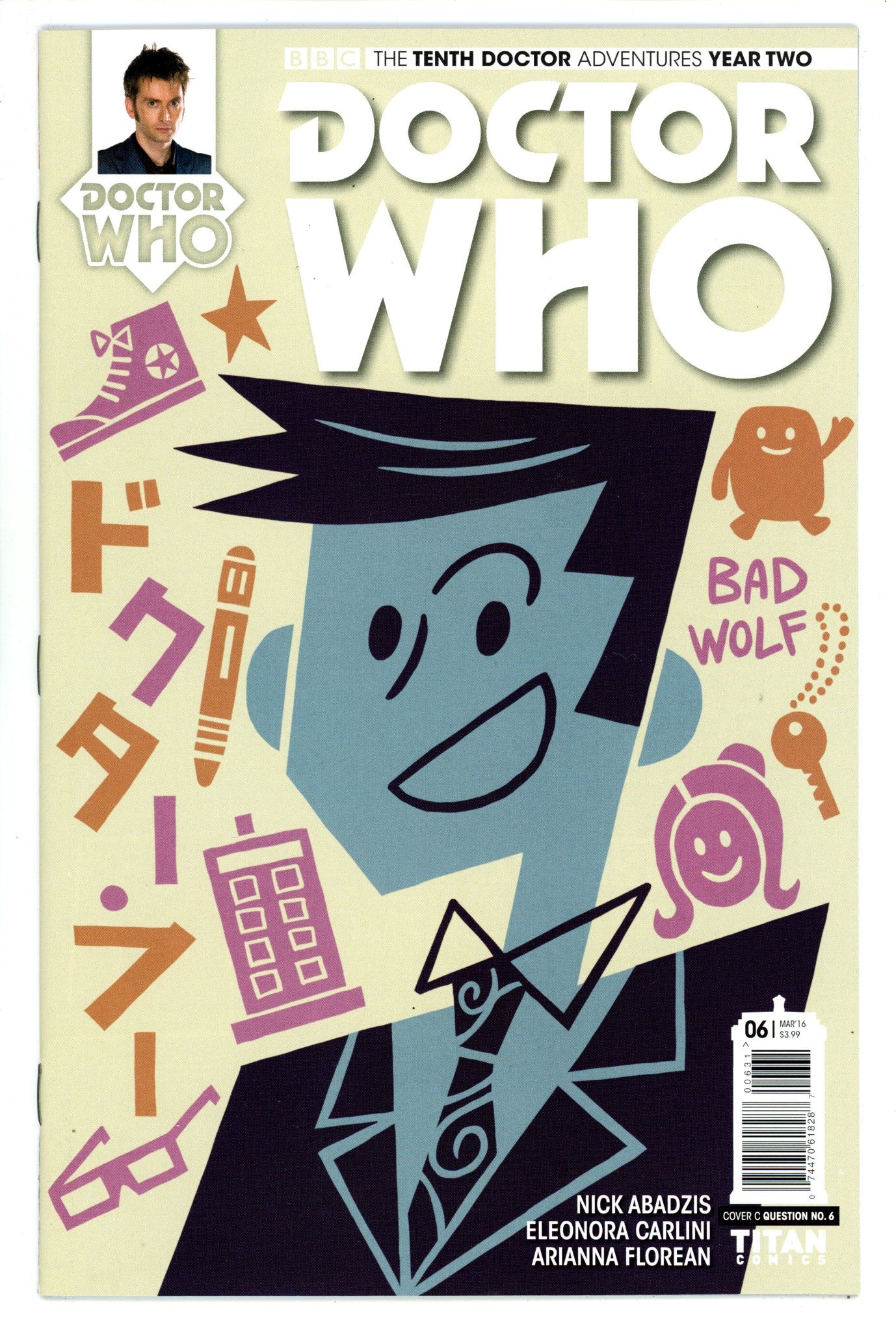 Doctor Who: The Tenth Doctor, Year Two 6 High Grade (2016) 6 Variant 