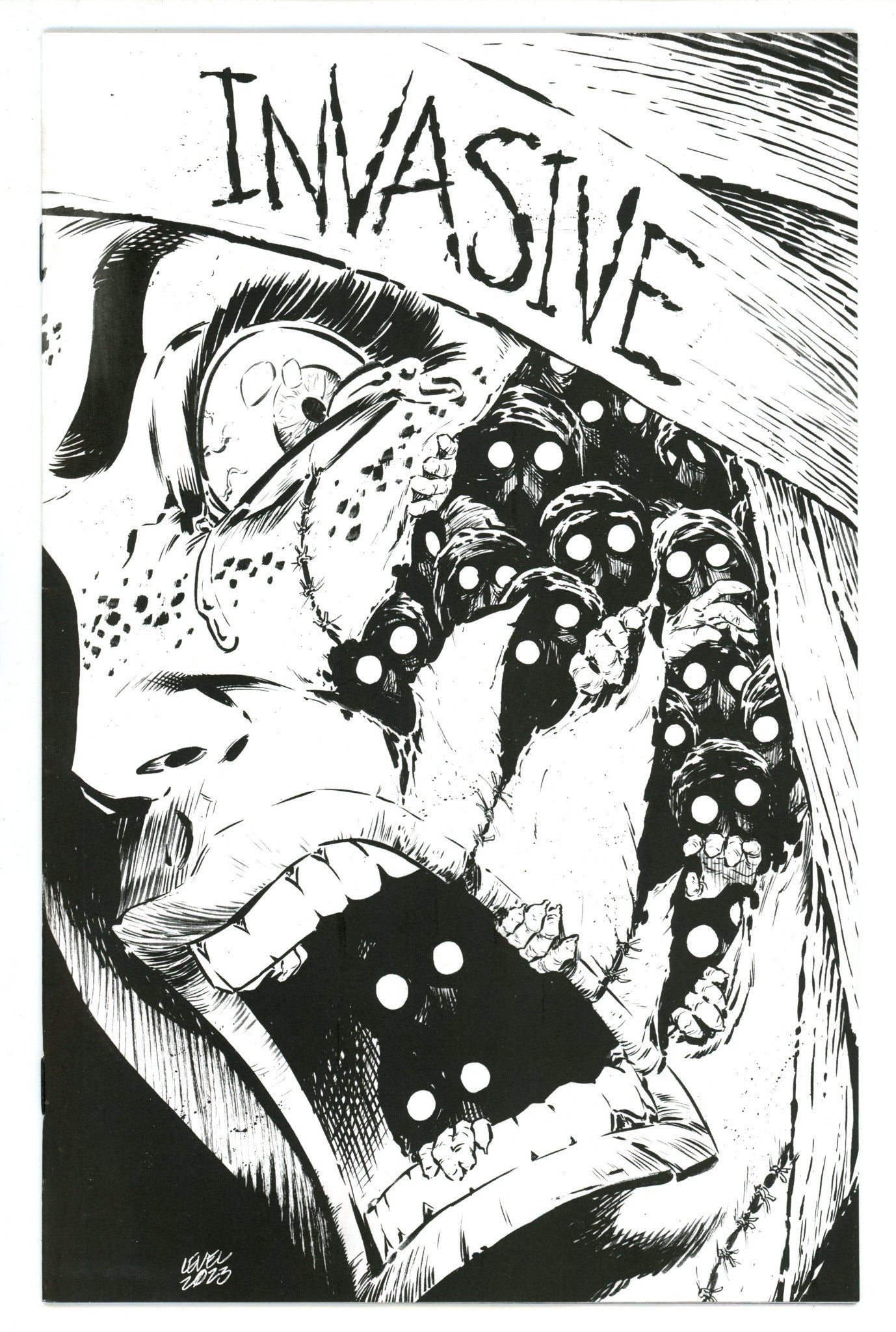 Invasive 3 Level B&W Incentive Variant VF/NM (2024)