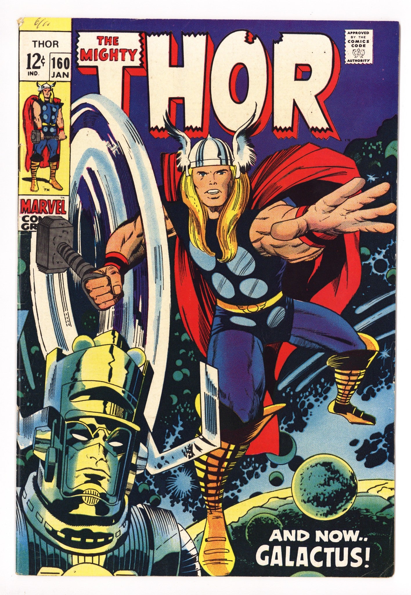 Thor Vol 1 160 VF- (7.5) (1969) 
