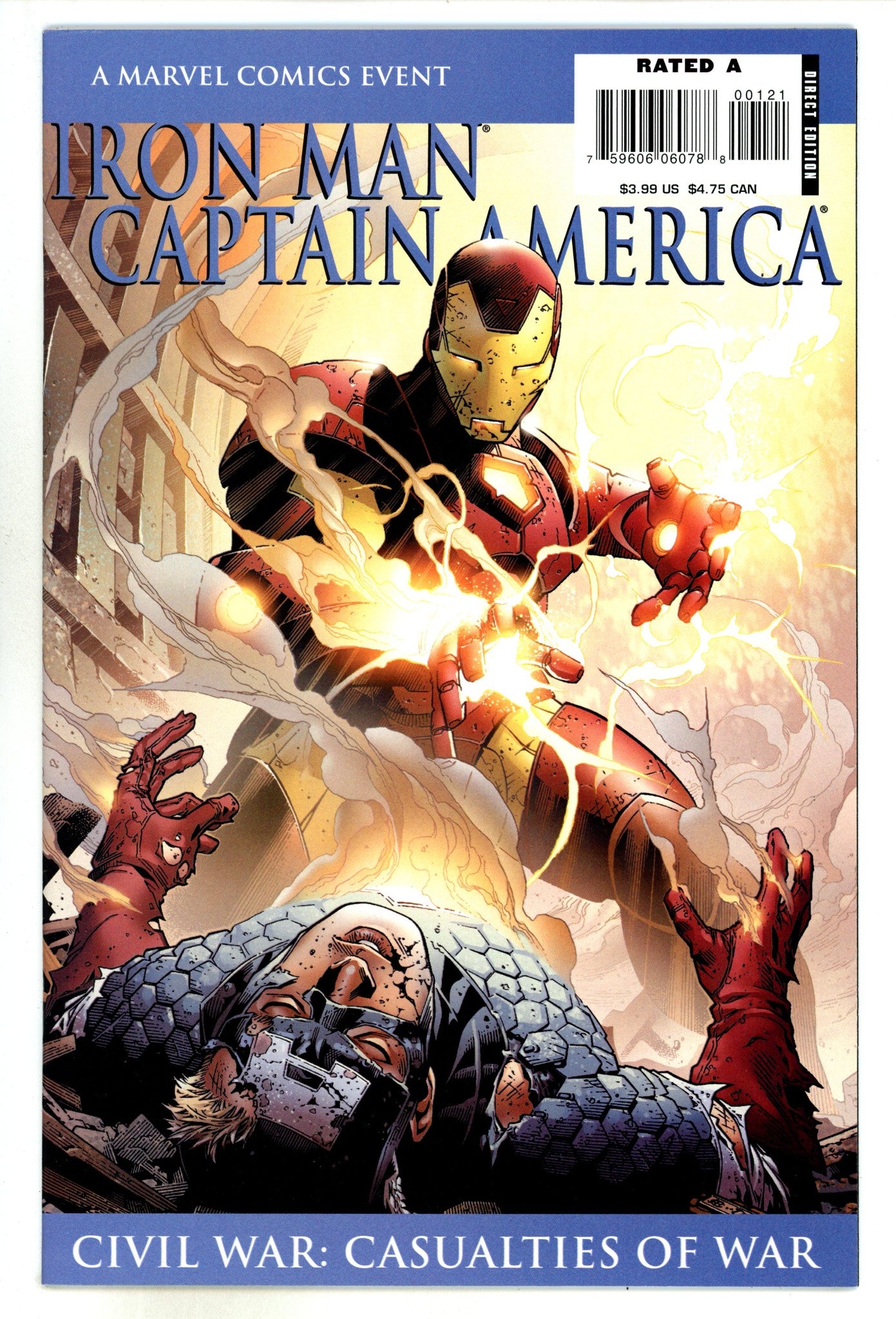 Iron Man / Captain America: Casualties of War 1 High Grade (2007) 
