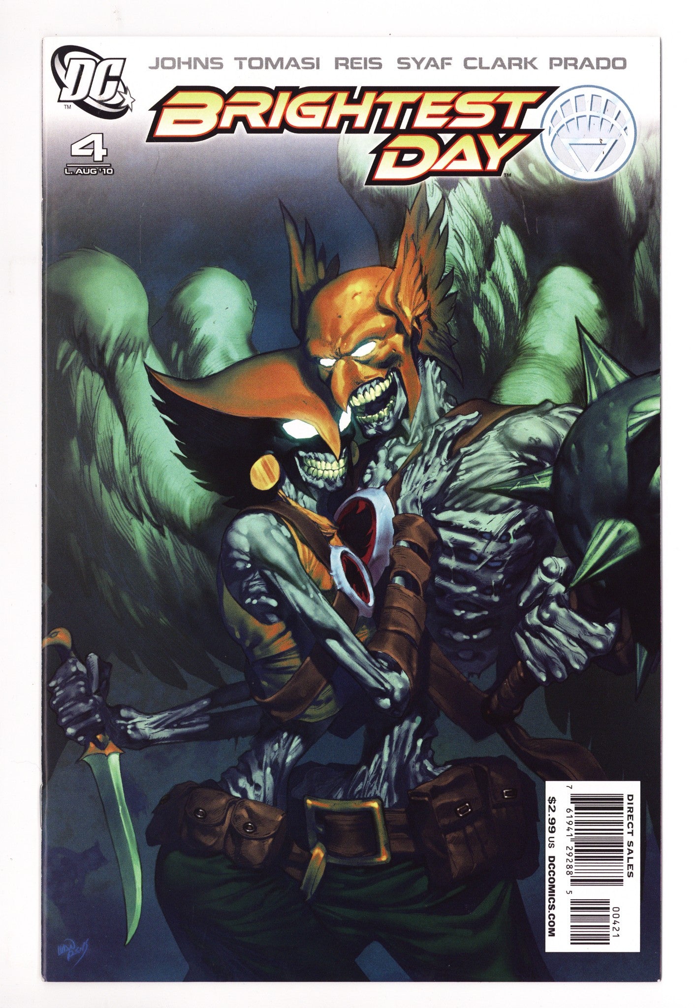 Brightest Day   4  VF/NM (9.0)   (2010) Reis     Incentive Variant  