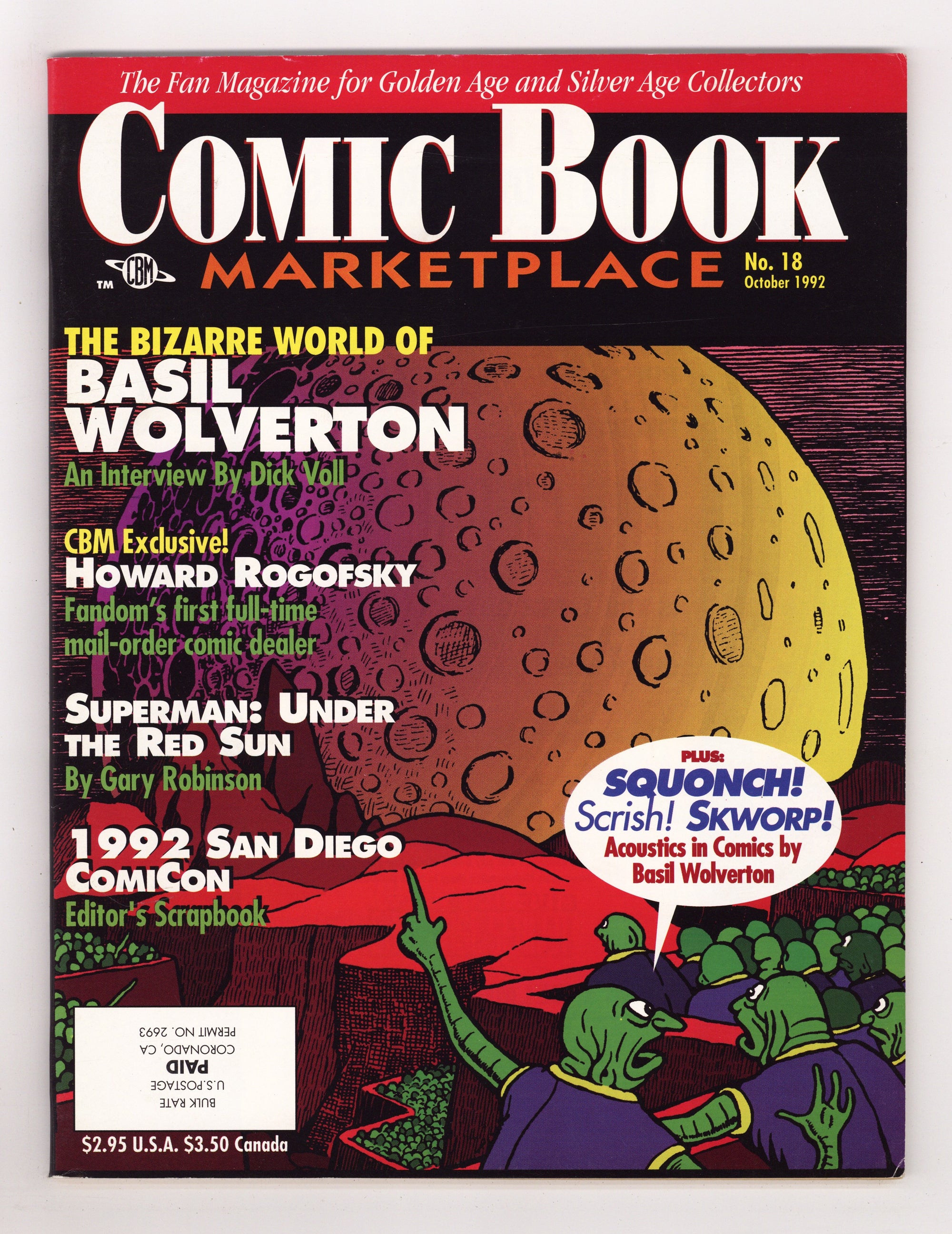 Comic Book Marketplace 18 Mid Grade (1992) 