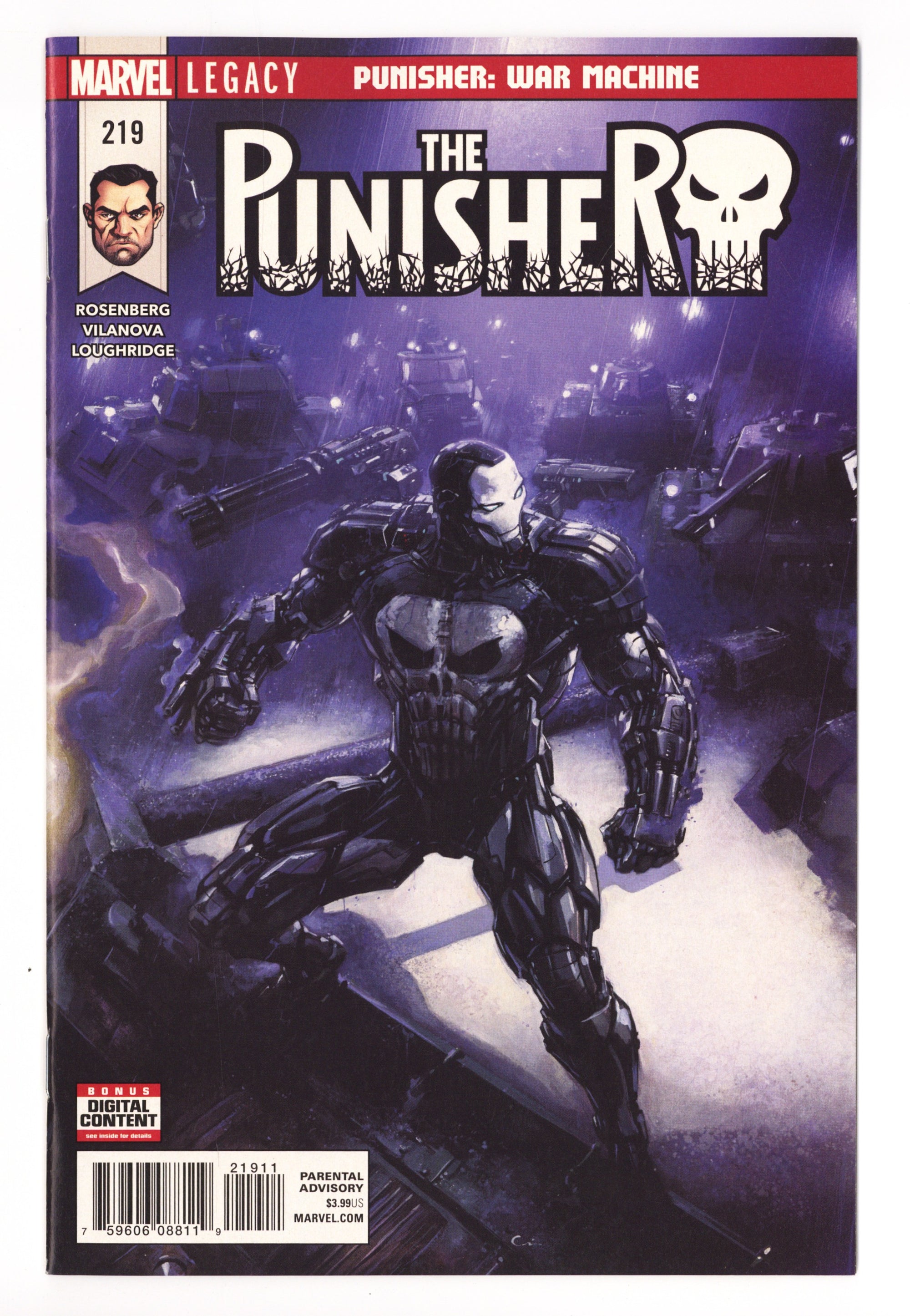 The Punisher Vol 11 219 VF/NM (9.0) (2018) 