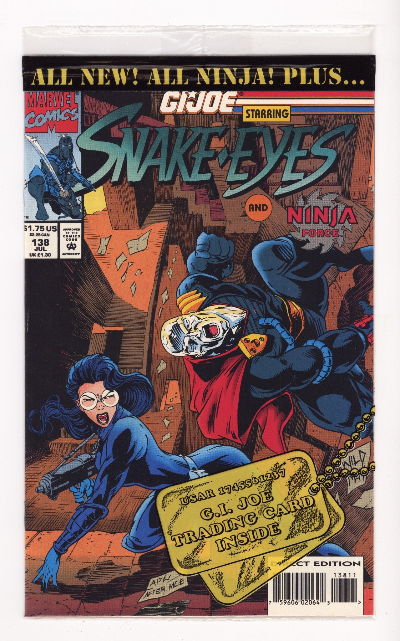 G.I. Joe, A Real American Hero 138 New, Sealed (1993) 