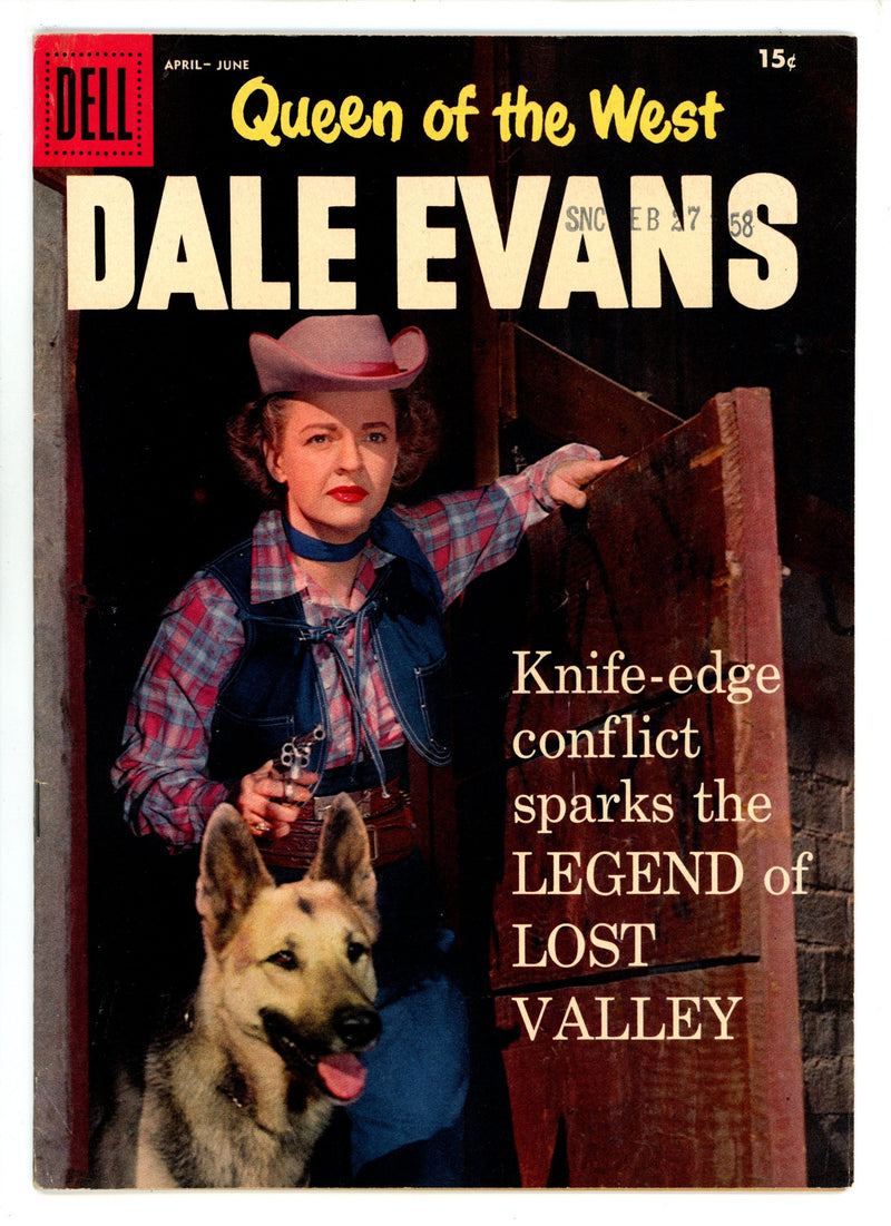 Queen of the West Dale Evans 19 FN/VF (7.0) 15¢ Variant (1958) 