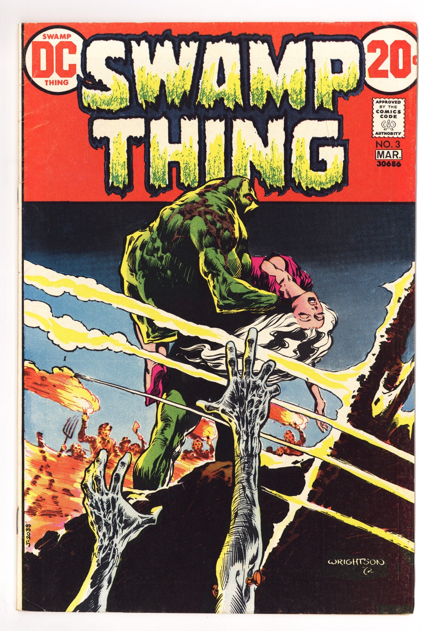 Swamp Thing Vol 1 3 FN+ (6.5) (1973) 