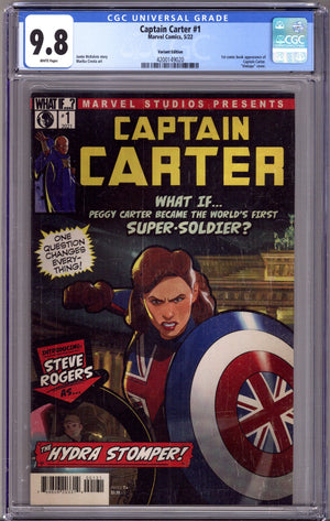Captain Carter   1 CGC 9.8 (NM/M)   (2022) Animation   Variant