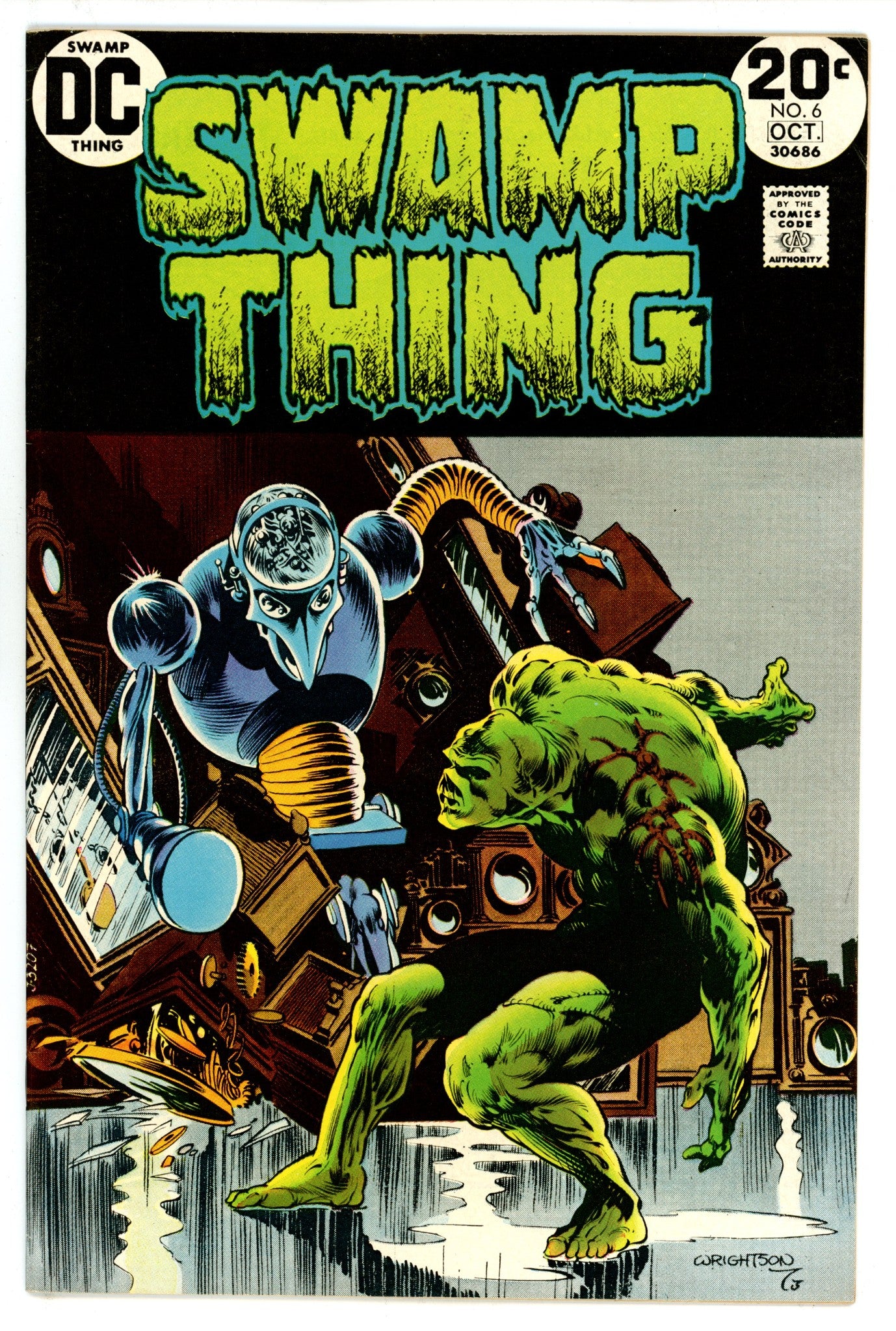 Swamp Thing Vol 1 6 FN/VF (7.0) (1973) 