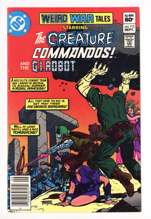 Weird War Tales Vol 1 115 VG+ (4.5) (1982) Newsstand