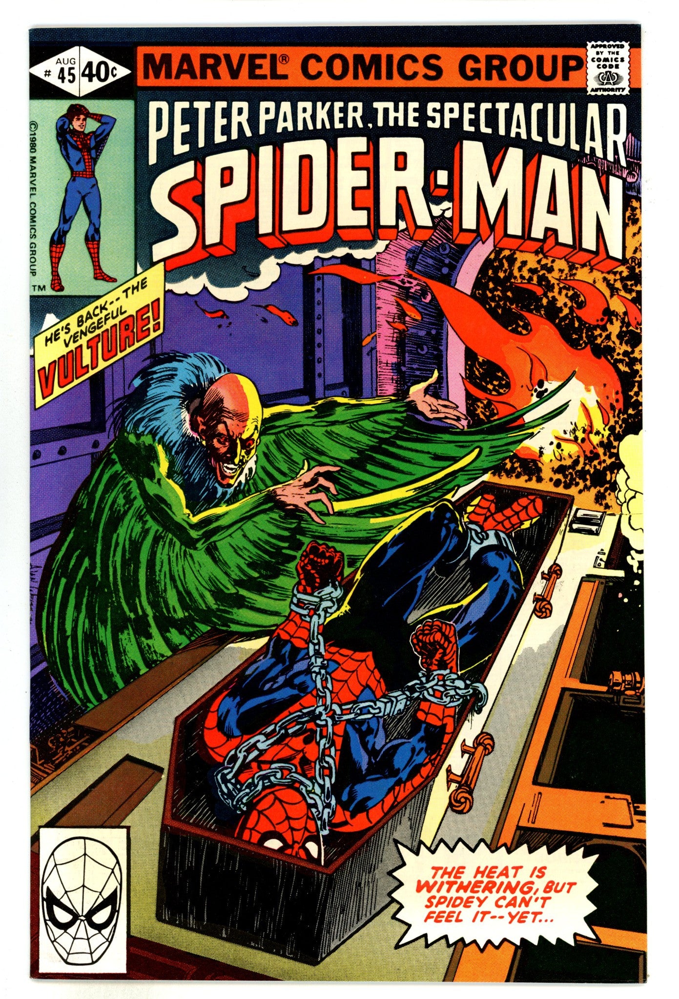 The Spectacular Spider-Man Vol 1 45  VF/NM (9.0)  (1980)  
