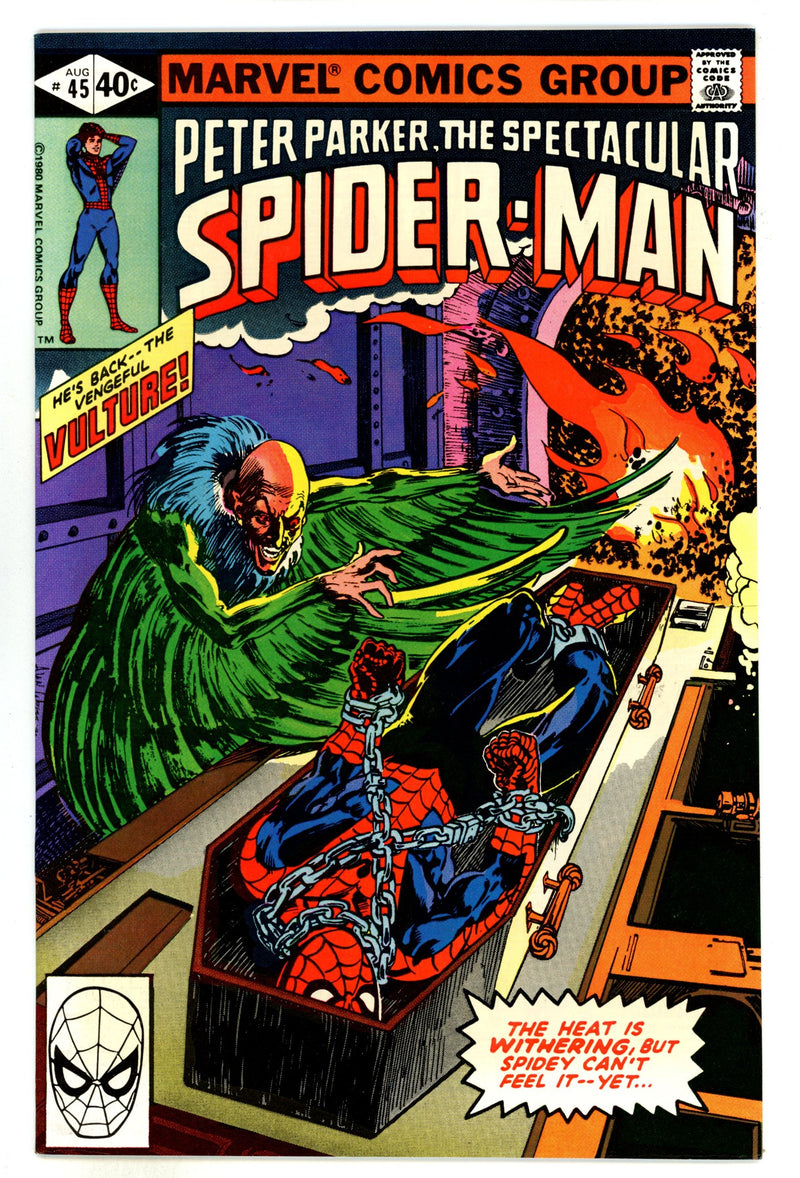 The Spectacular Spider-Man Vol 1 45  VF/NM (9.0)  (1980)  