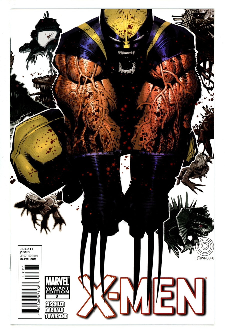 X-Men Vol 2 8 NM (9.4) (2011) Bachalo Incentive Variant 