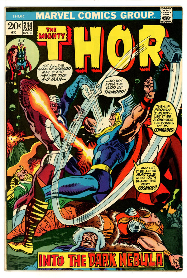 Thor Vol 1 214 VF- (7.5) (1973)
