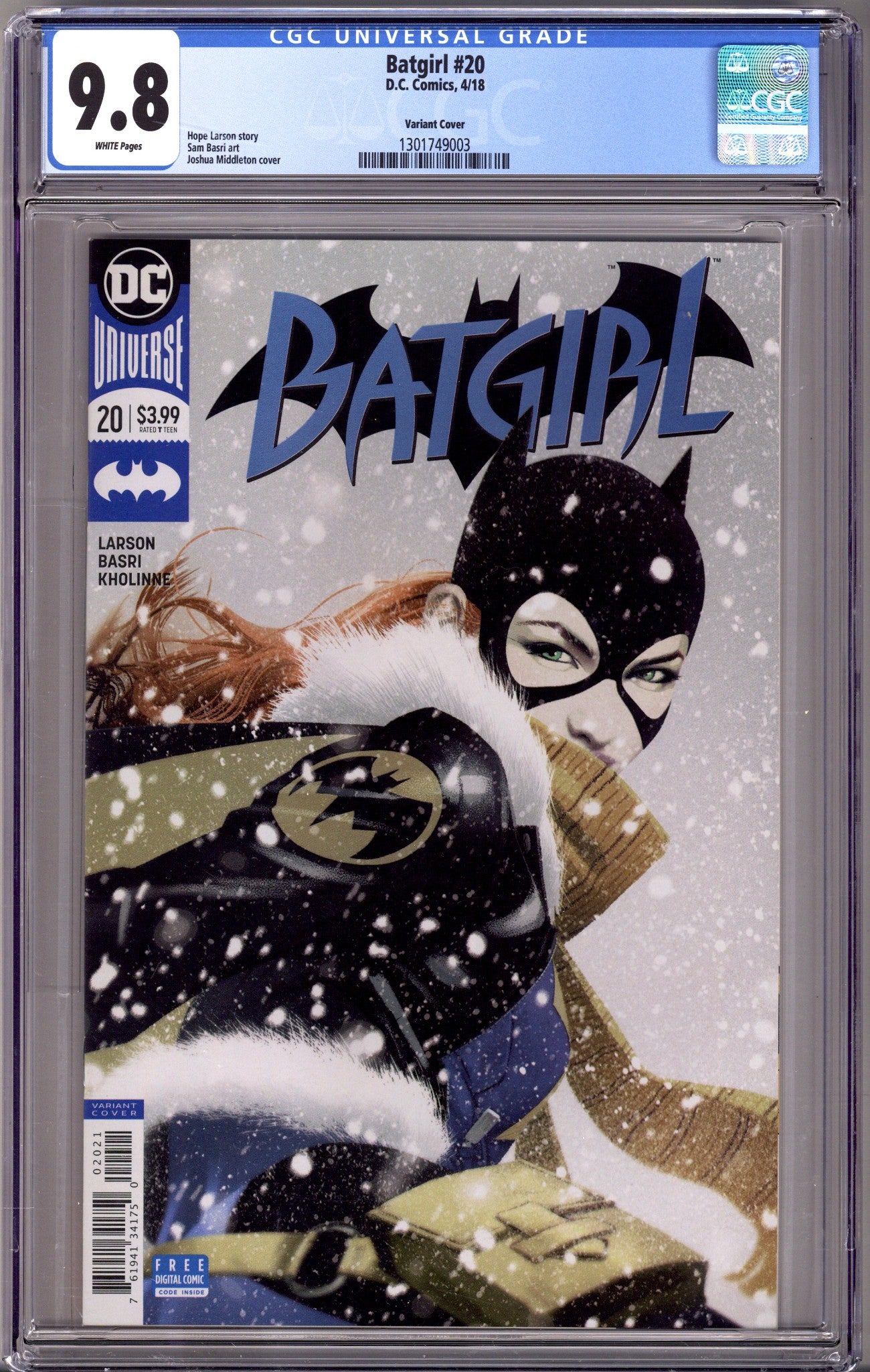 Batgirl Vol 5 20 CGC 9.8 (NM/M) (2018) Middleton Variant 