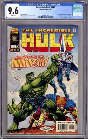 The Incredible Hulk Vol 1 449 CGC 9.6 (NM+) (1997)