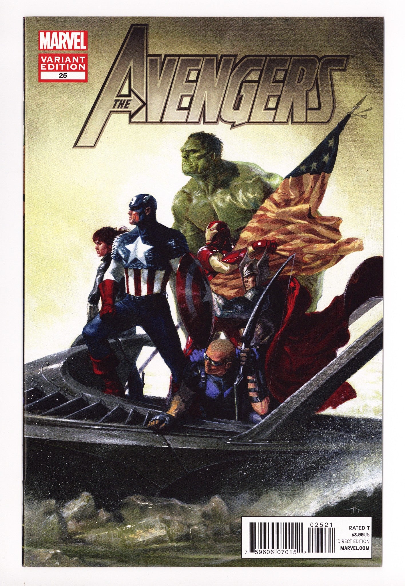 Avengers Vol 4 25 VF/NM (9.0) (2012) Dell'Otto Variant 