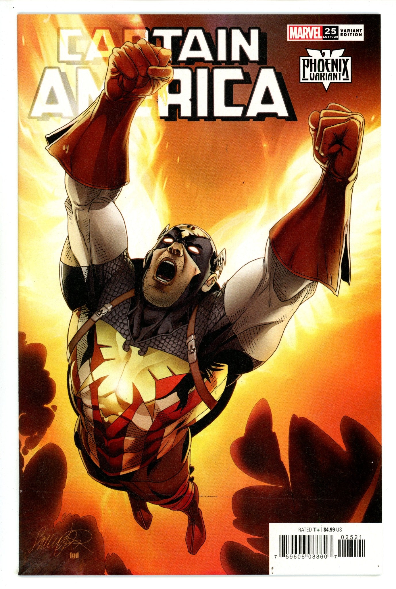 Captain America Vol 9 25 (729) High Grade (2021) Larroca Variant 