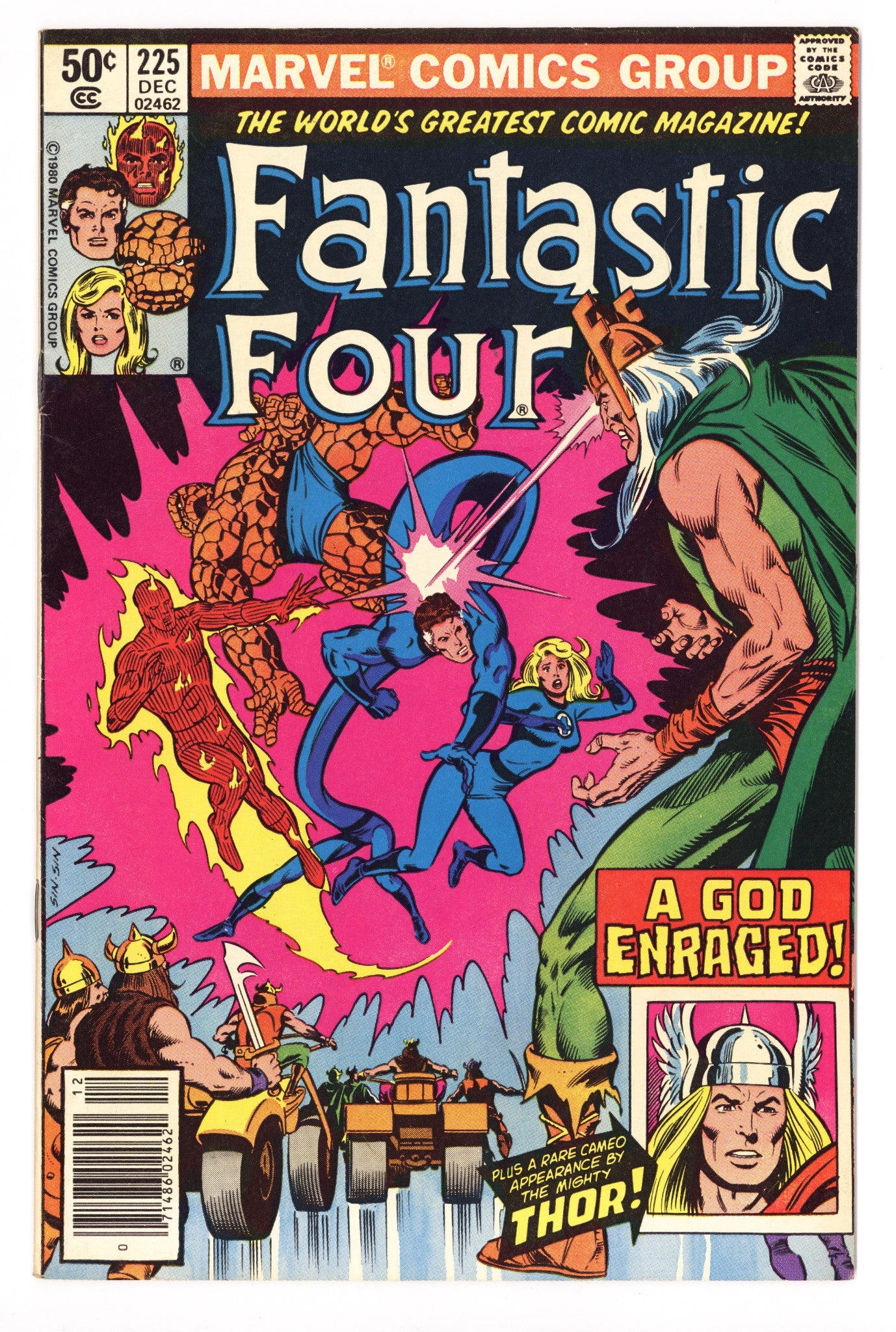 Fantastic Four Vol 1 225 Mid Grade (1980) Newsstand 