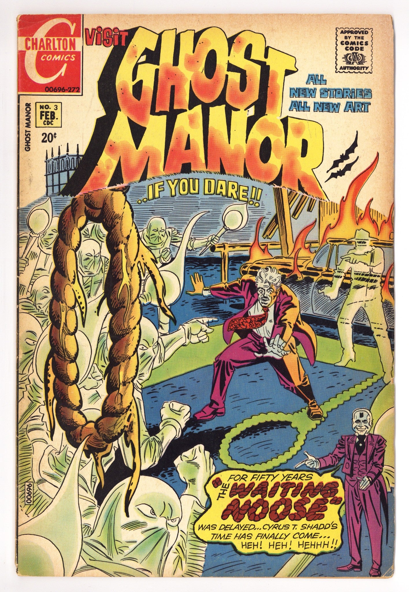 Ghost Manor Vol 2 3 Low Grade (1972) 