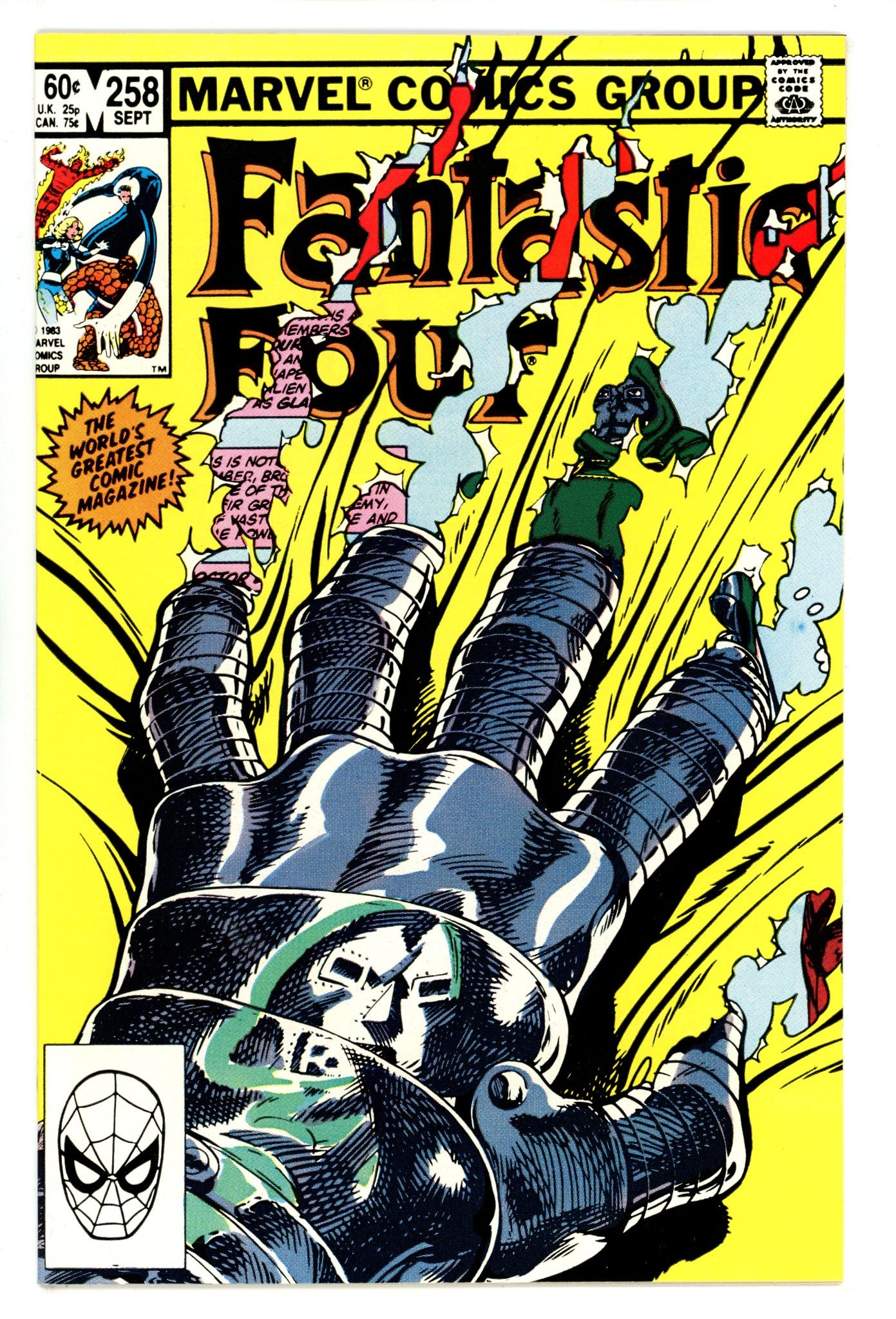 Fantastic Four Vol 1 258  VF/NM (9.0)   (1983)        