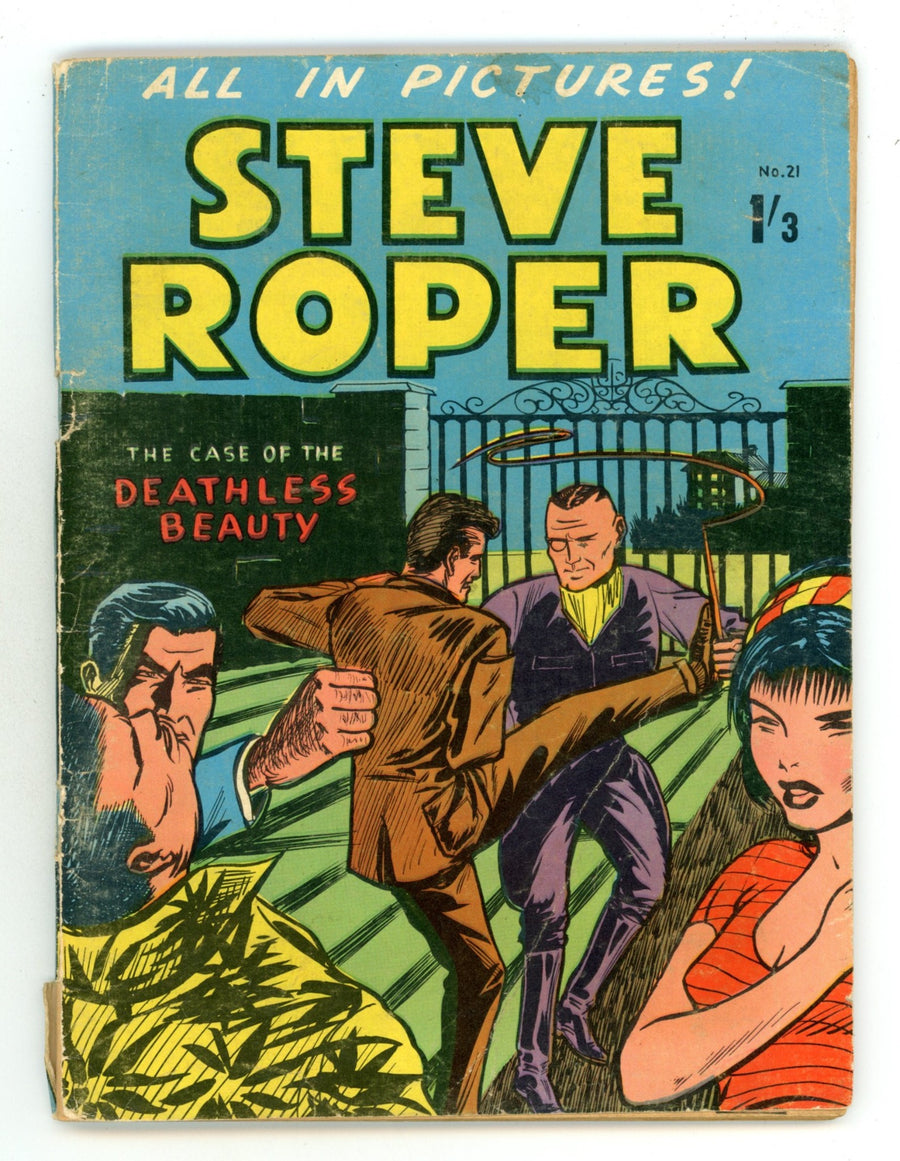 Steve Roper 21 GD/VG (3.0) (1960) Signed x1 1st Page Allen Saunders 