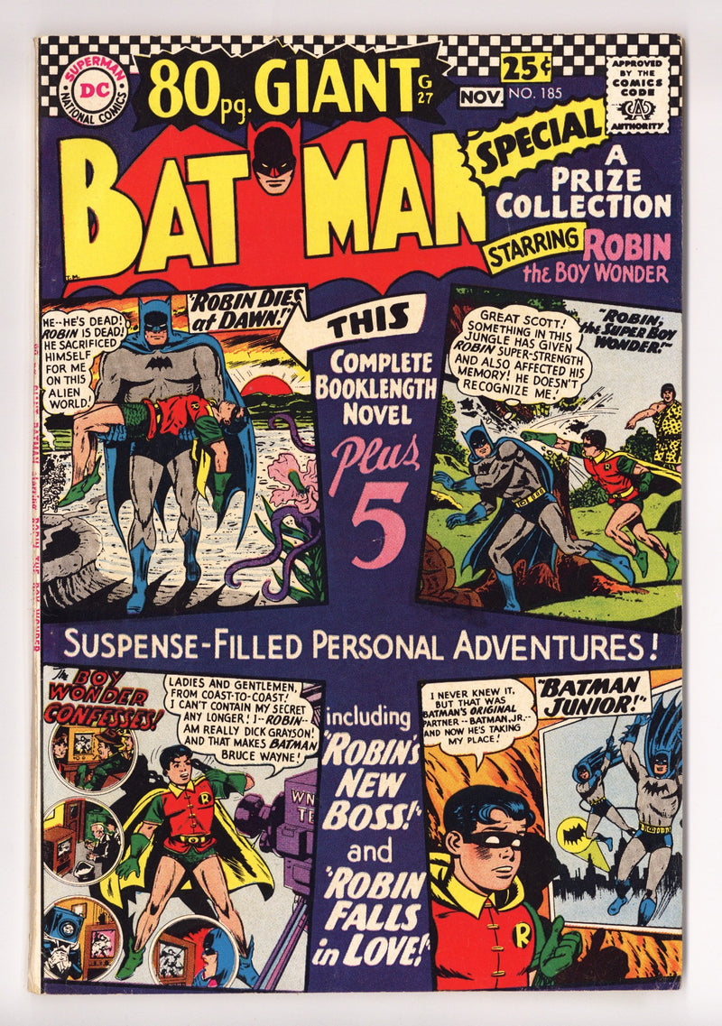 Batman Vol 1 185 VF- (7.5) (1966) 