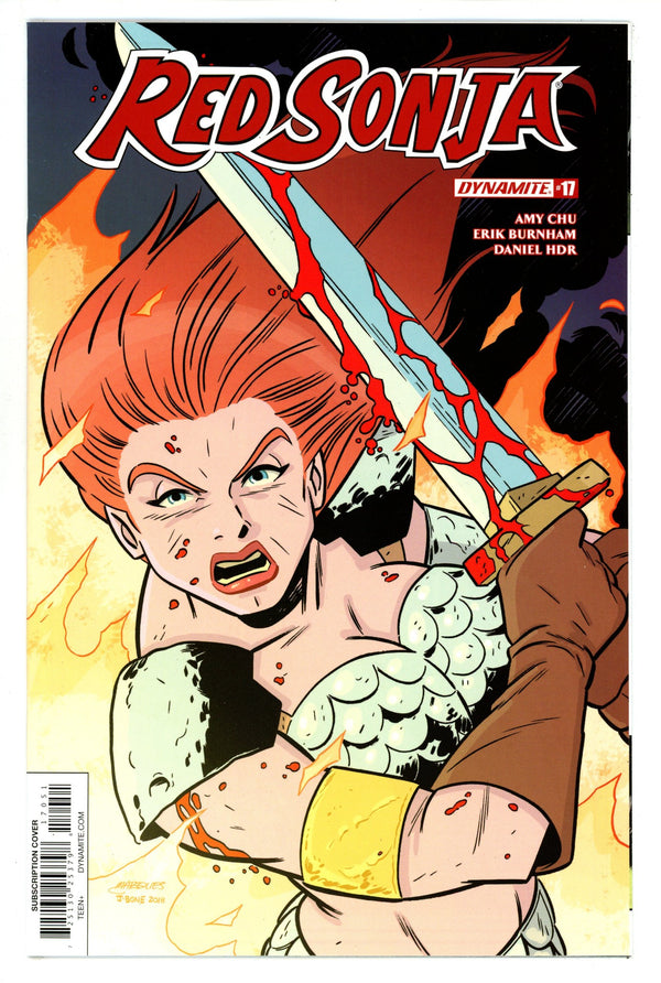Red Sonja Vol 4 17 High Grade (2018) Marques Variant