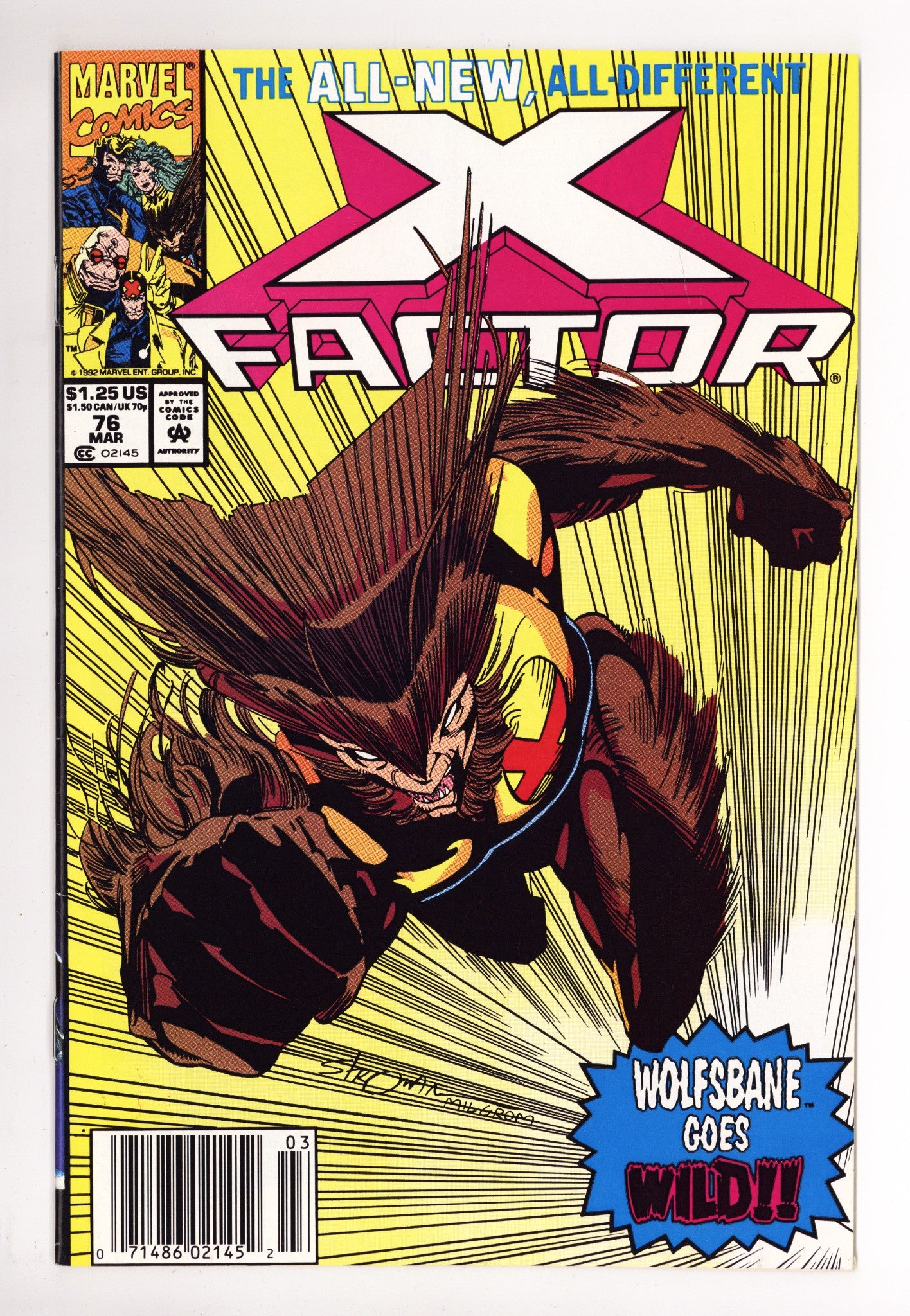 X-Factor Vol 1 76 High Grade (1992) Newsstand 