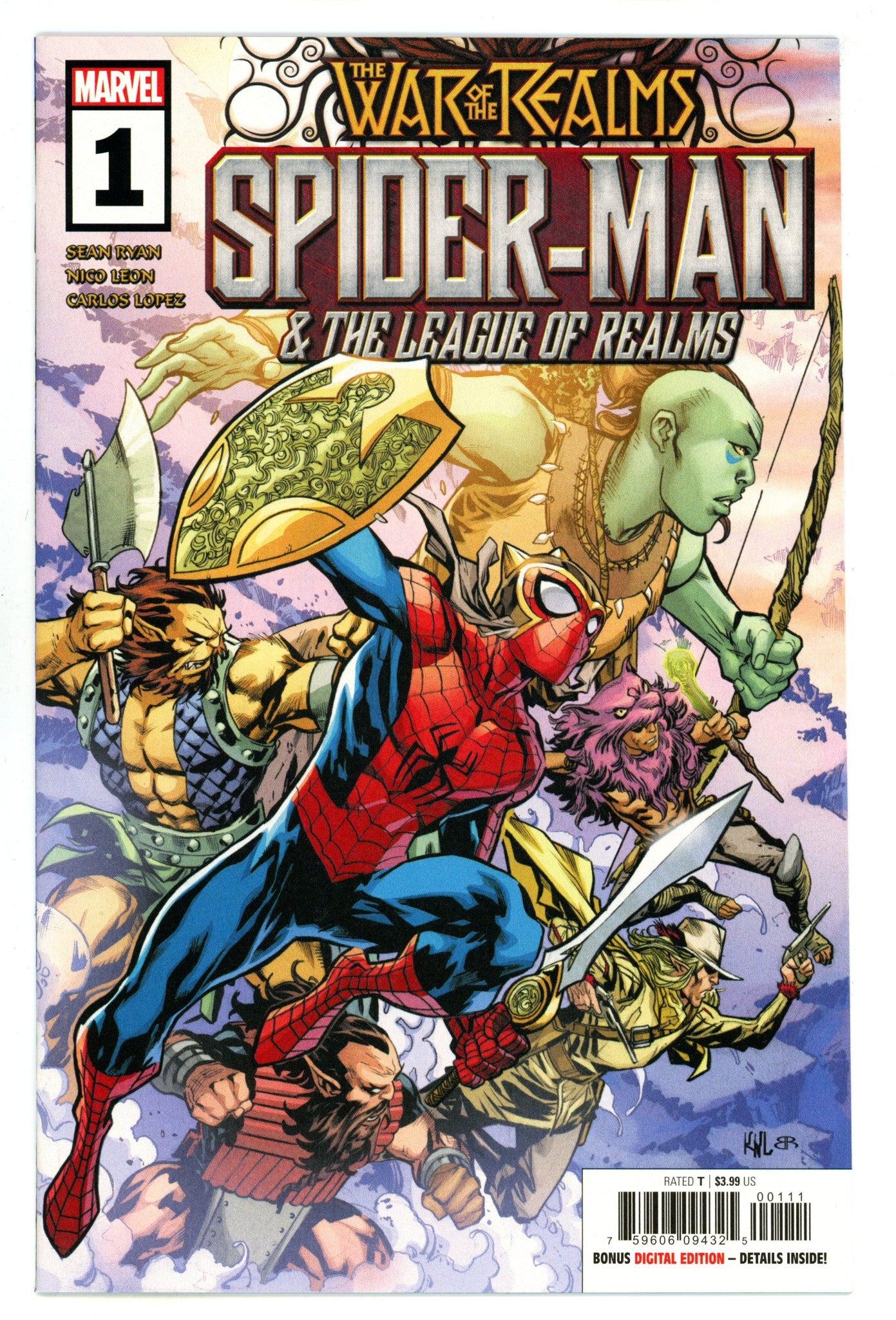 Spider-Man & the League of Realms  1  High Grade  (2019)  