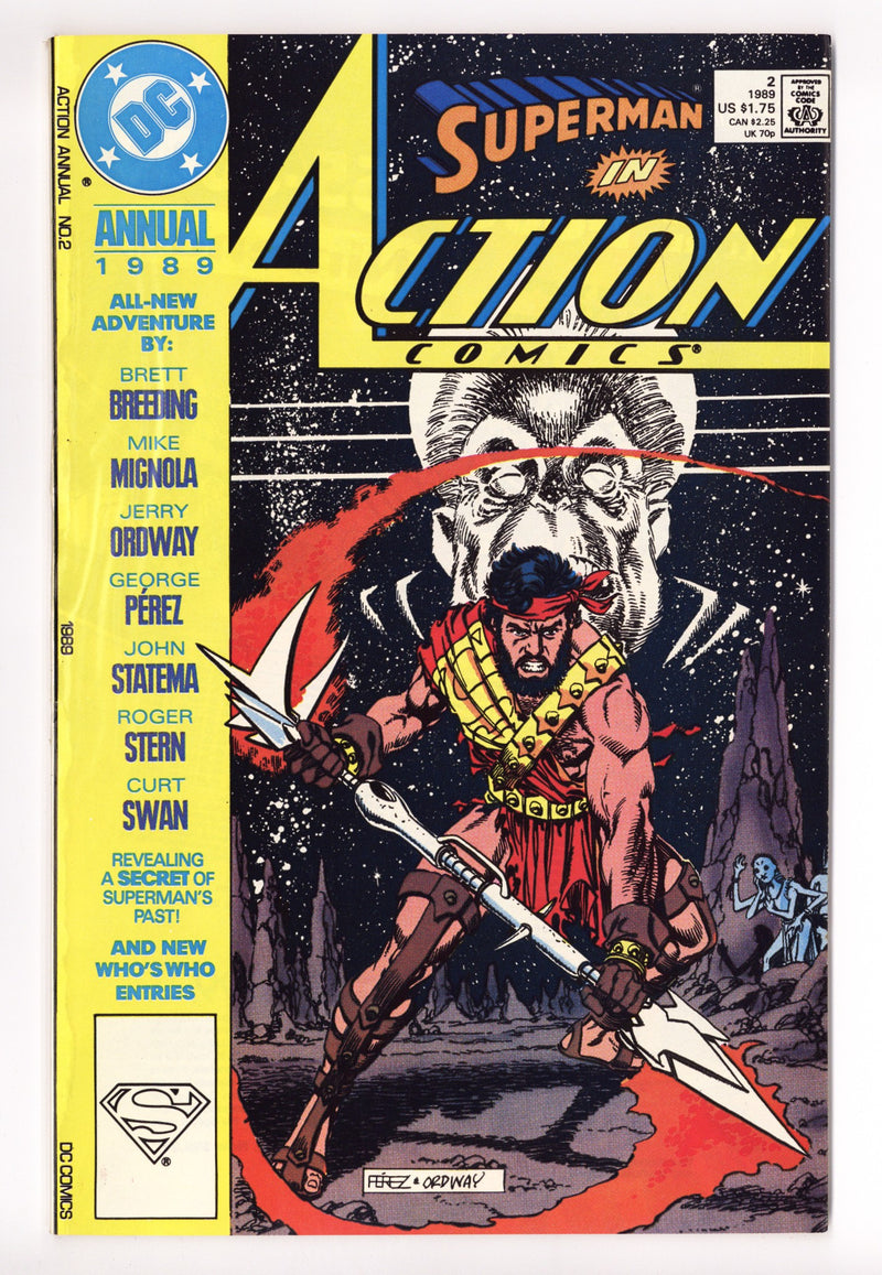 Action Comics Annual Vol 1 2 Mid Grade (1989) 