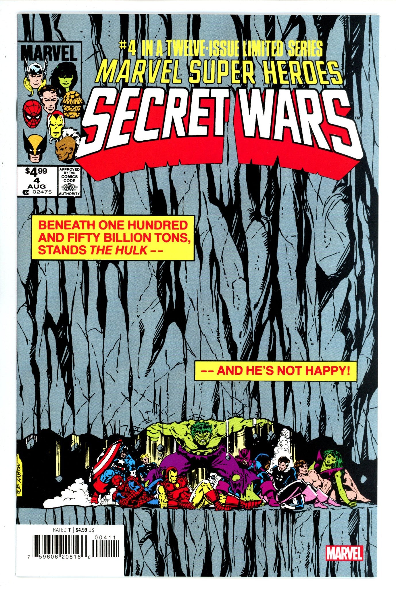 Marvel Super Heroes Secret Wars 4 Facsimile (2024)