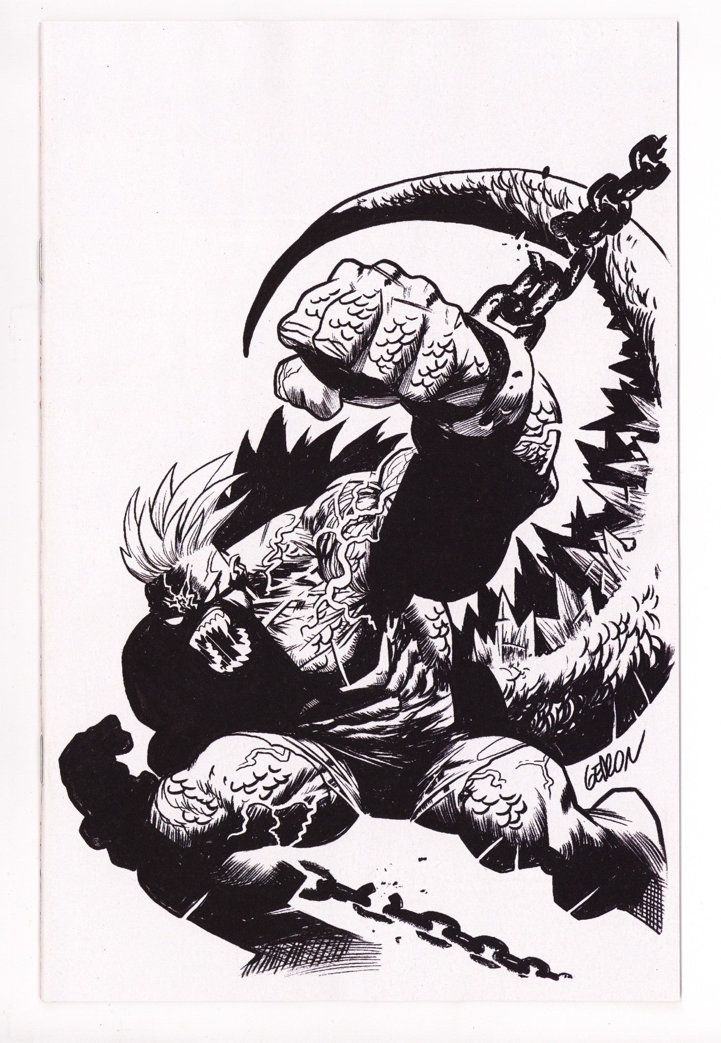 Godzilla: Escape The Deadzone [Kai-Sei Era] 2 Gedeon B&W Incentive NM- (2025)