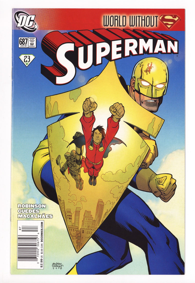 Superman Vol 1 687 VF (8.0) (2009) Newsstand 